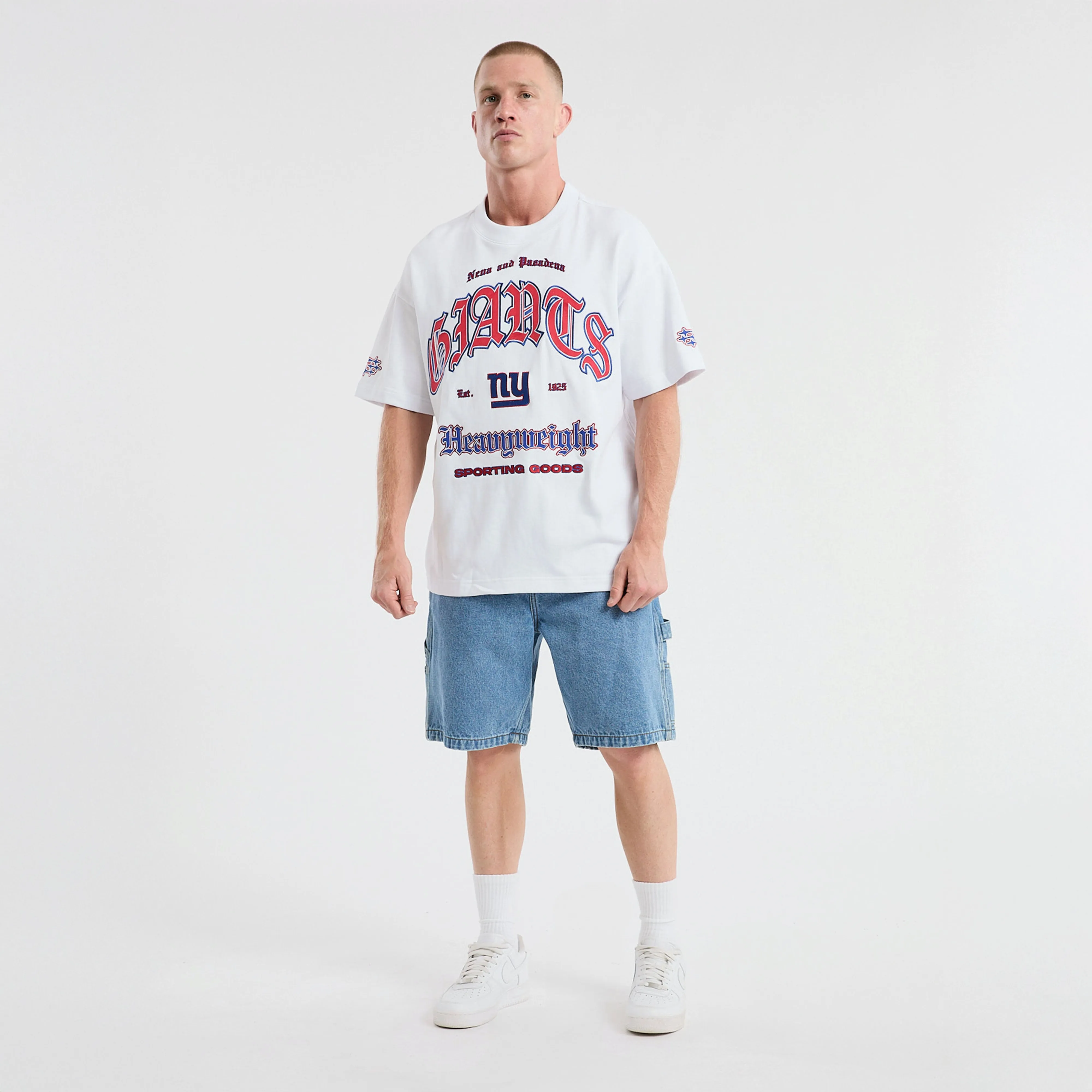 New York Giants Coach Loopback Tee White sold by Nena and Pasadena product image thumbnail 3