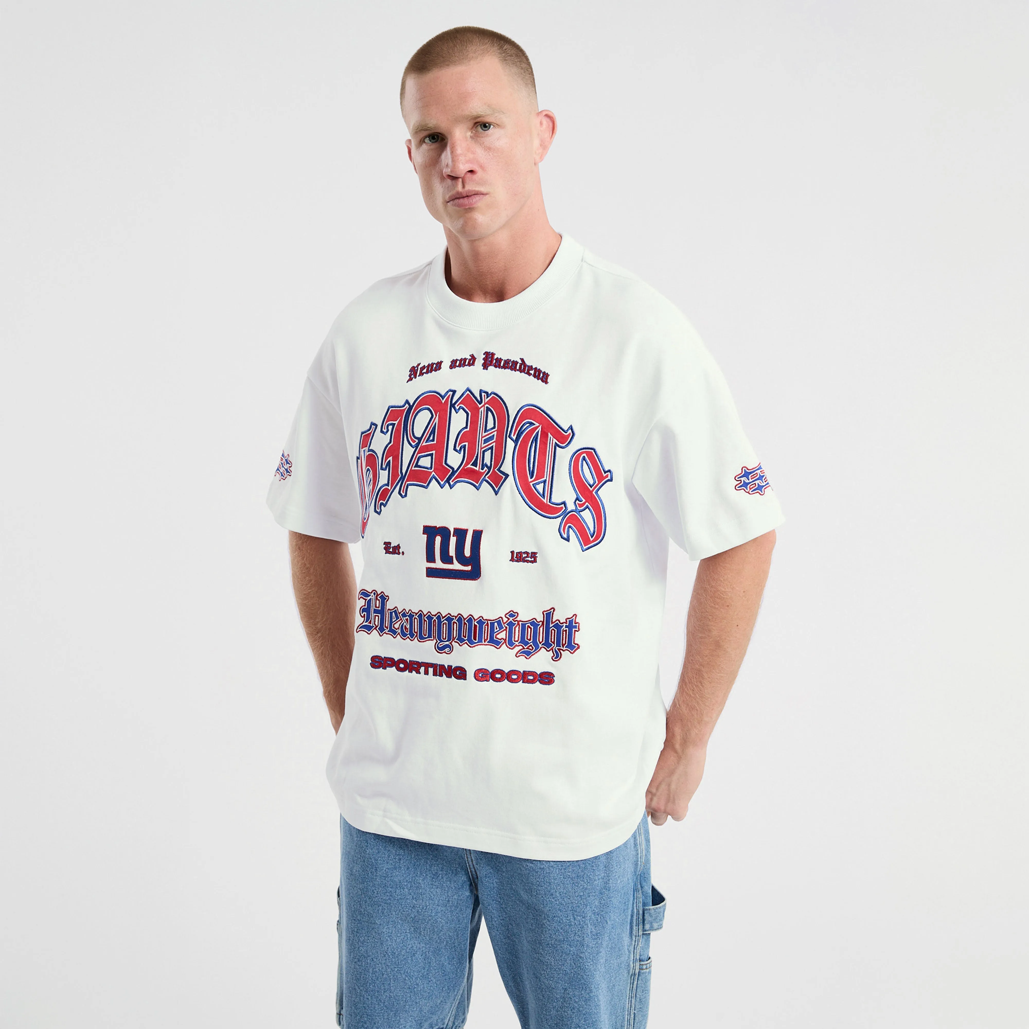 New York Giants Coach Loopback Tee White sold by Nena and Pasadena product image thumbnail 5