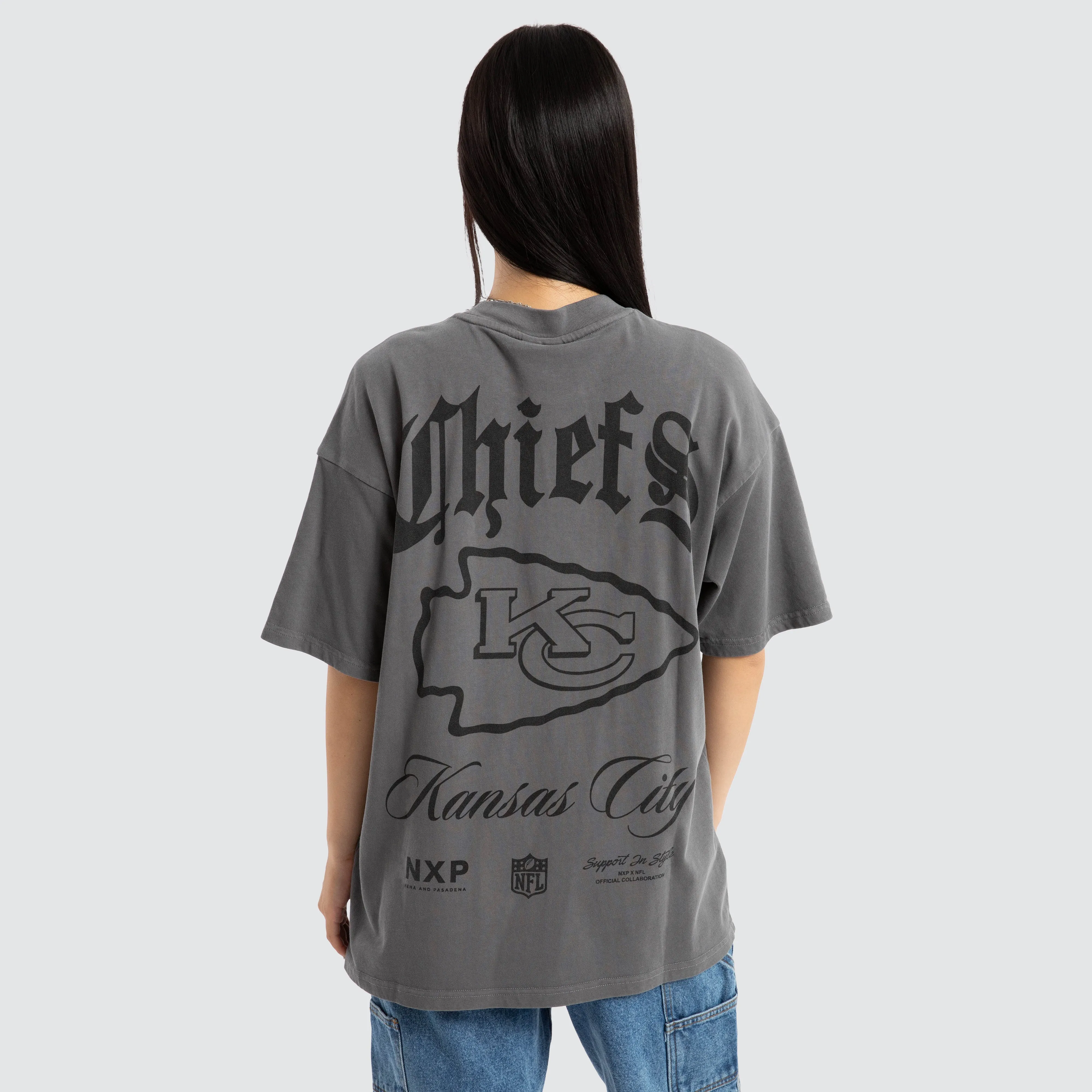 Kansas City Chiefs Defence Raptor Tee Pigment Charcoal sold by Nena and Pasadena product image thumbnail 3