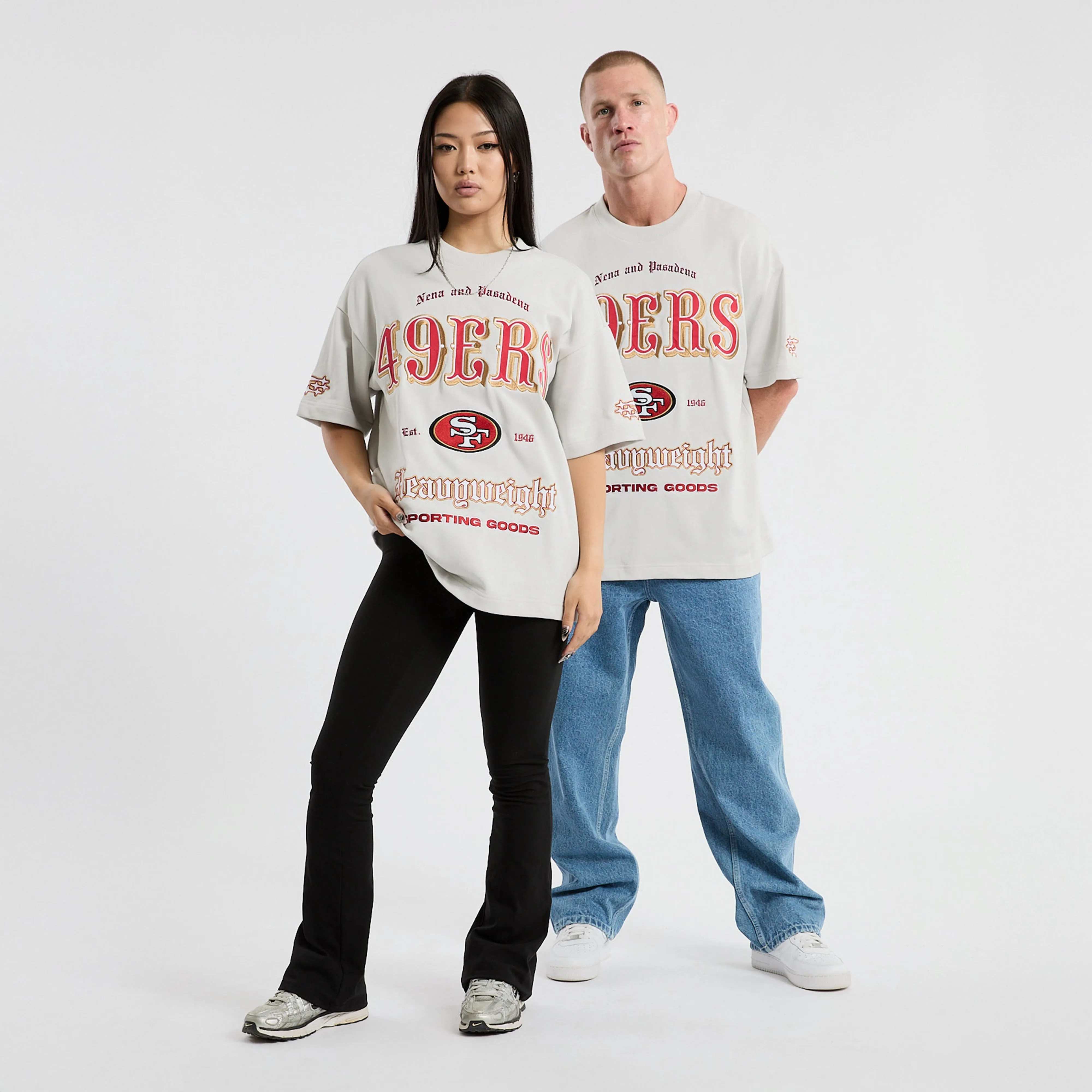 San Francisco 49ers Coach Loopback Tee Glacier Grey sold by Nena and Pasadena product image thumbnail 4