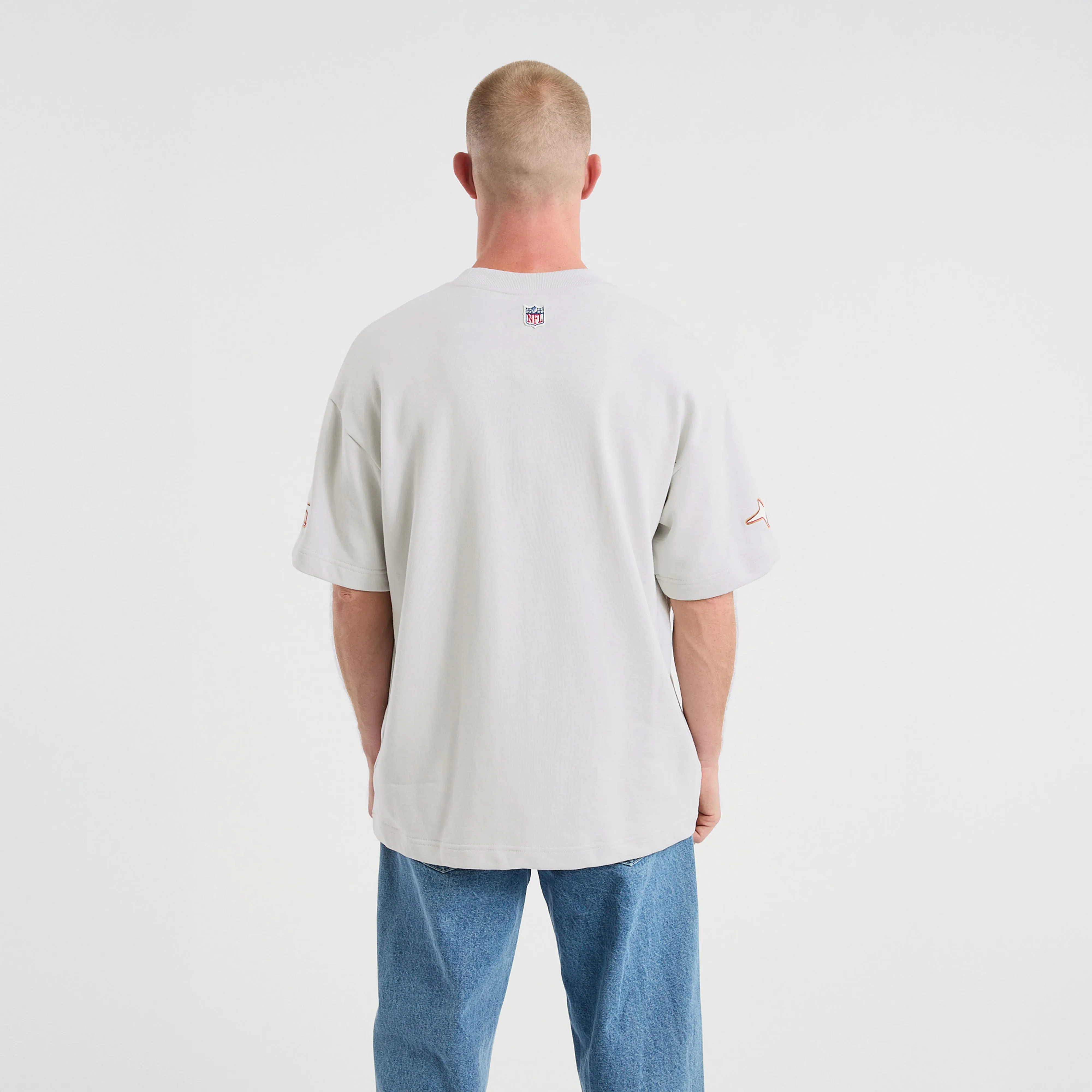 San Francisco 49ers Coach Loopback Tee Glacier Grey sold by Nena and Pasadena product image thumbnail 2