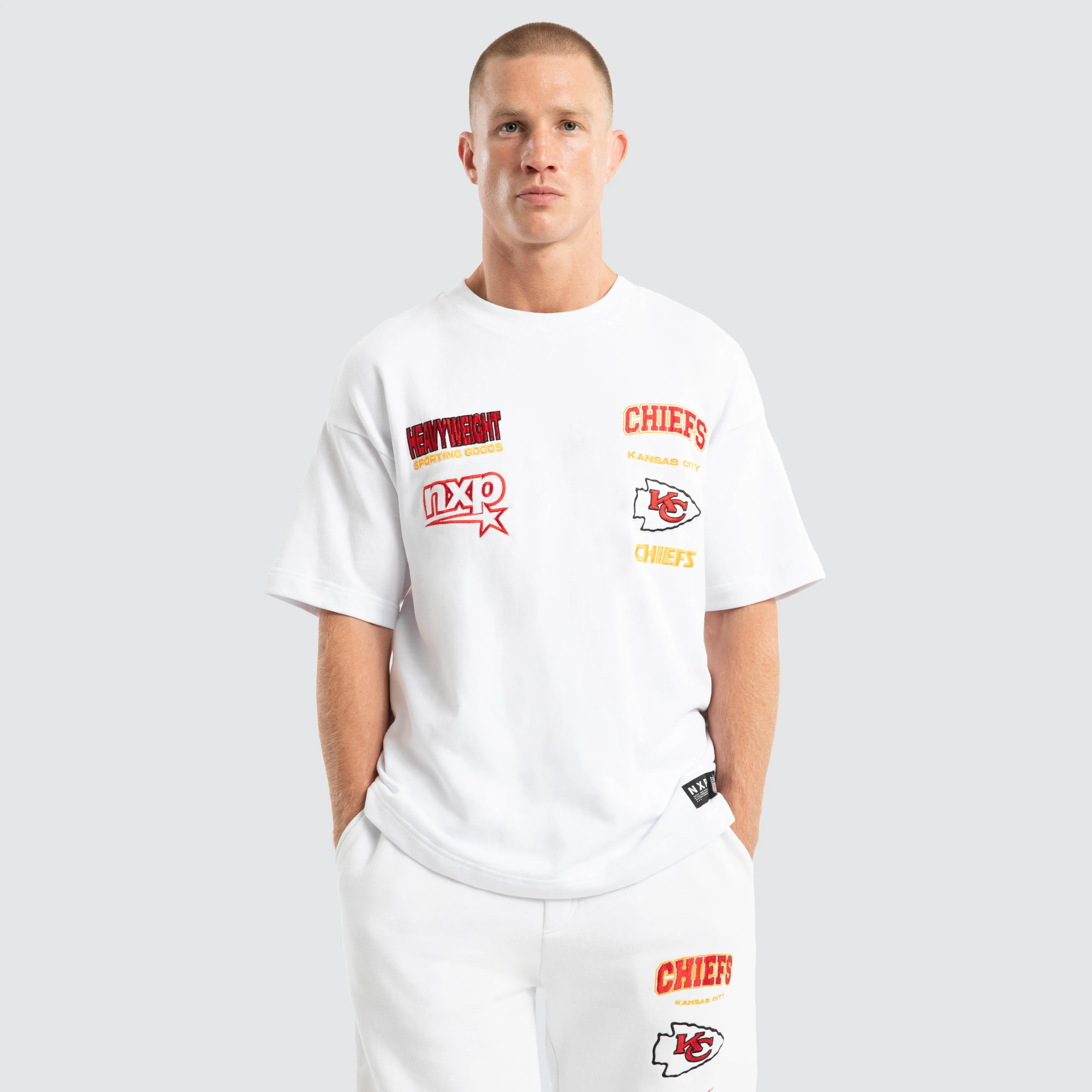 Kansas City Chiefs Surround Loopback Tee White sold by Nena and Pasadena product image thumbnail 2
