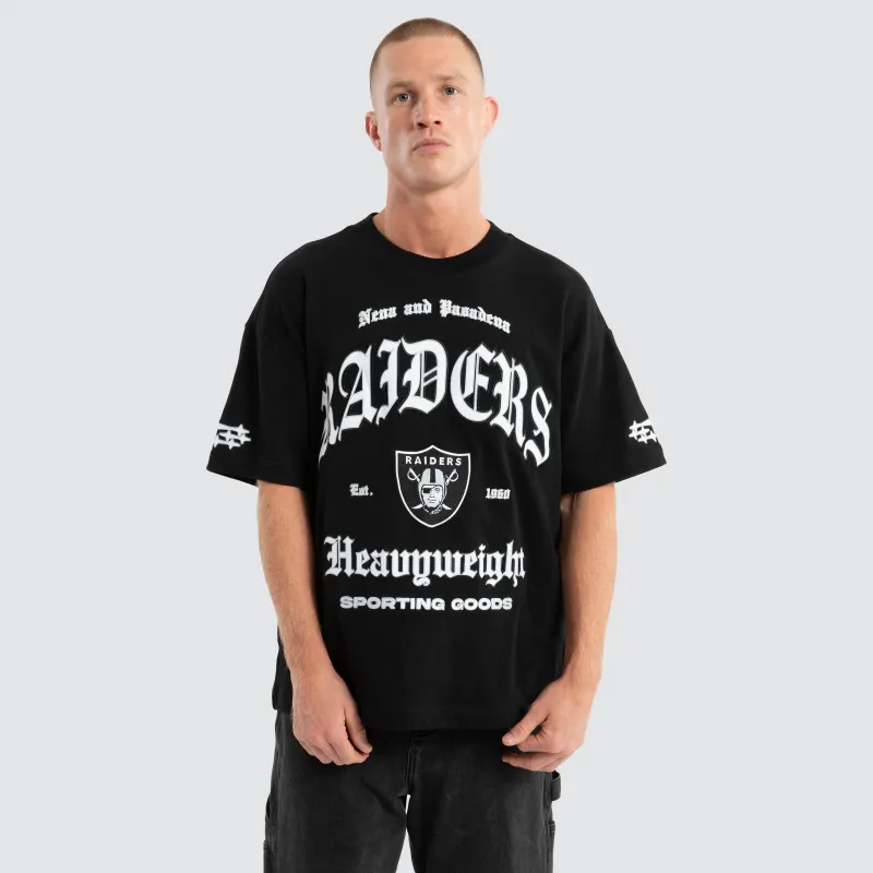 Las Vegas Raiders Coach Loopback Tee Jet Black sold by Nena and Pasadena