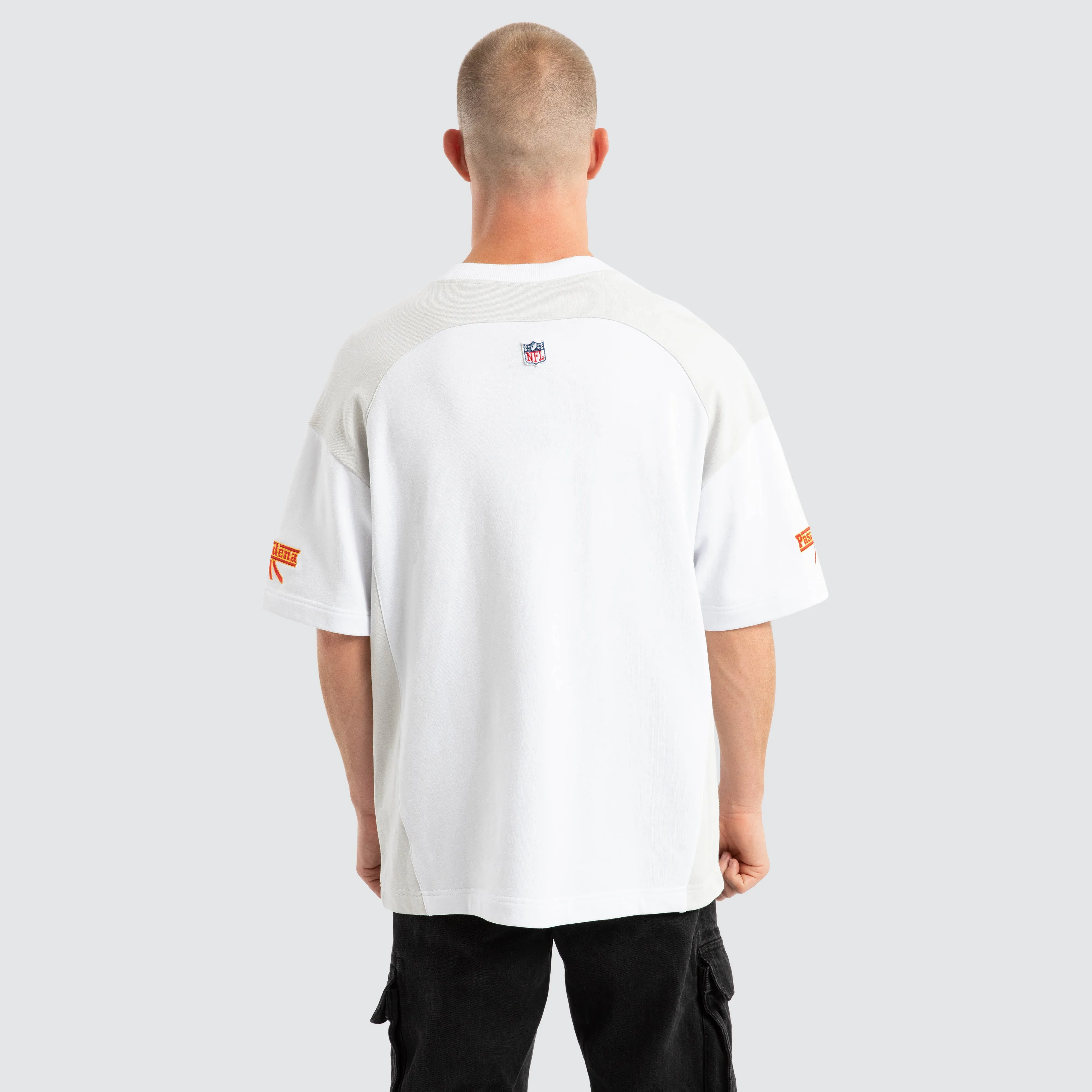 Kansas City Chiefs Catch Loopback Tee White/Glacier Grey sold by Nena and Pasadena product image thumbnail 4