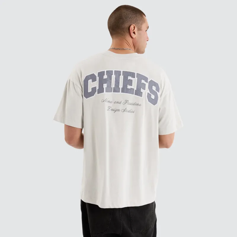 Kansas City Chiefs NFL Raptor Tee Glacier Grey sold by Nena and Pasadena