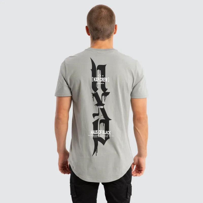 Powered Dual Curved Tee Moon Mist sold by Nena and Pasadena