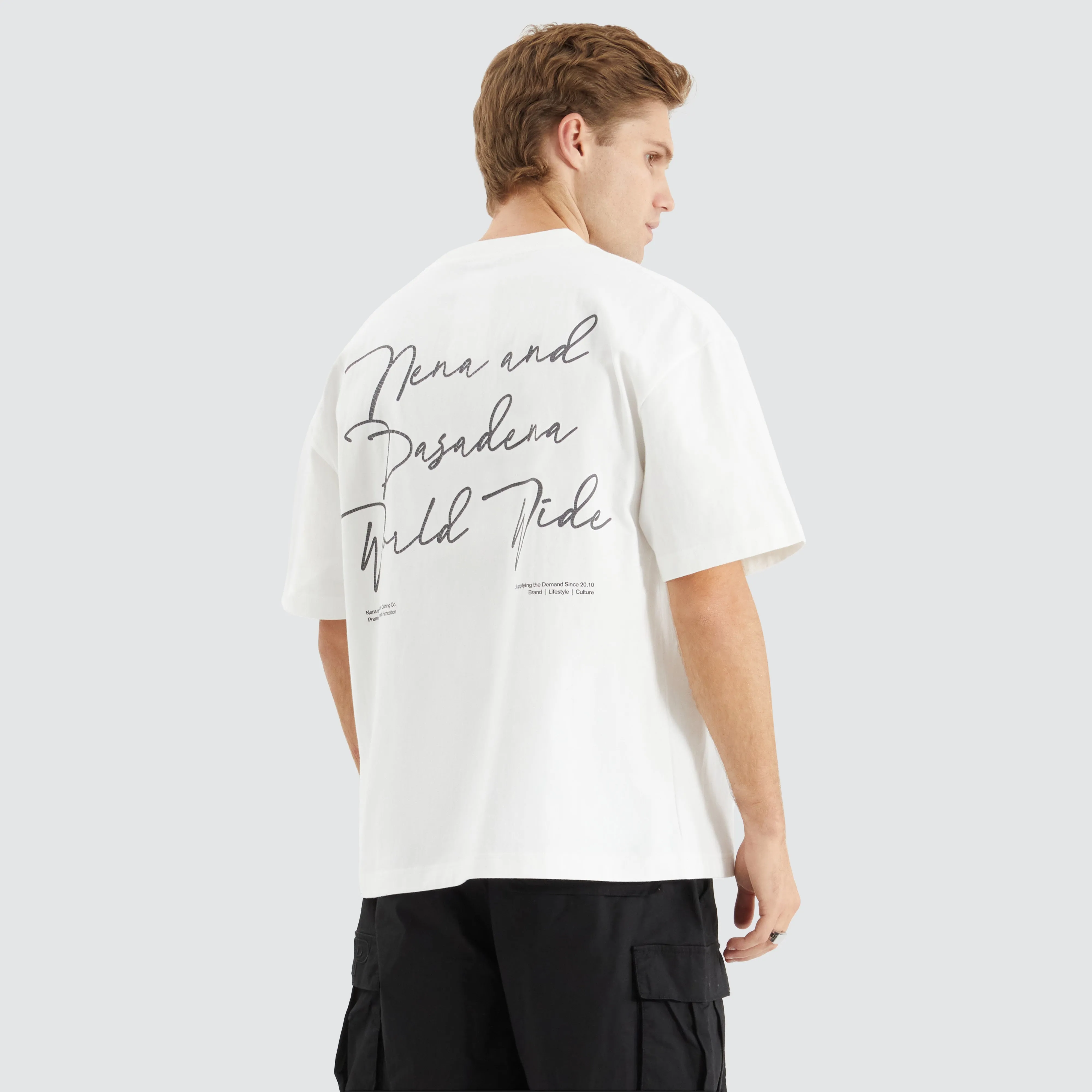 Copa Street Tee Natural White sold by Nena and Pasadena