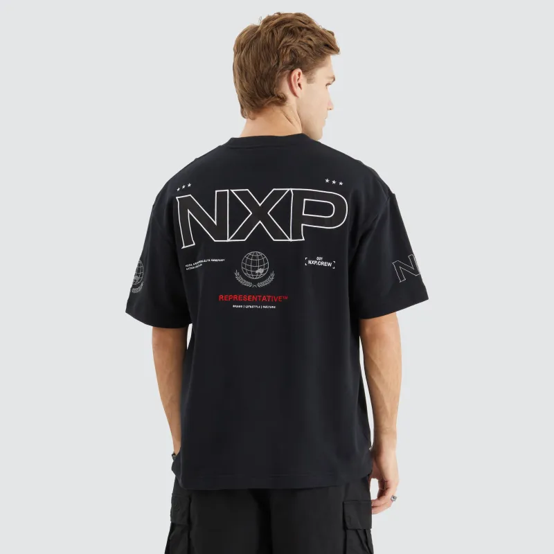 Fender Loopback Street Tee Anthracite Black sold by Nena and Pasadena