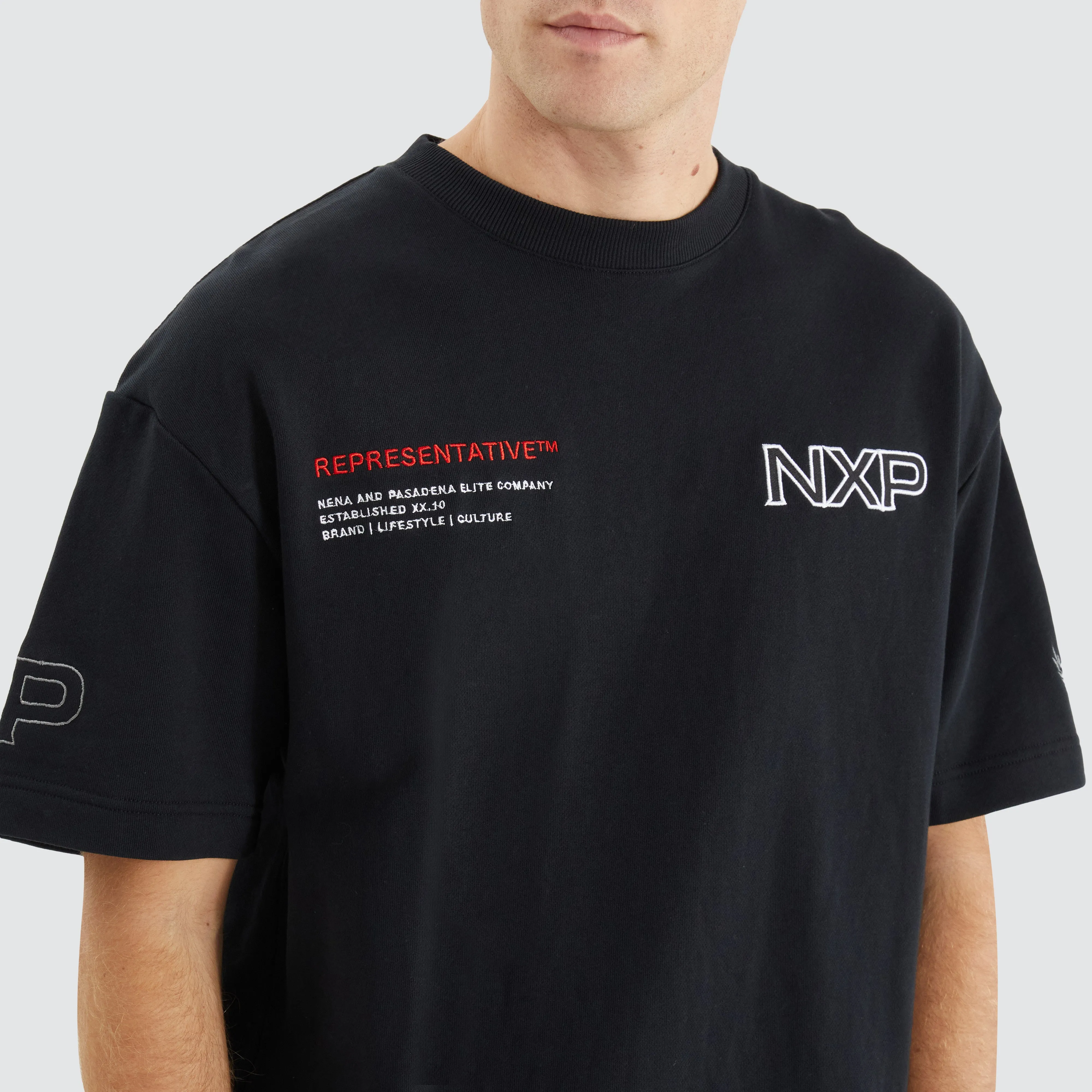 Fender Loopback Street Tee Anthracite Black sold by Nena and Pasadena product image thumbnail 3