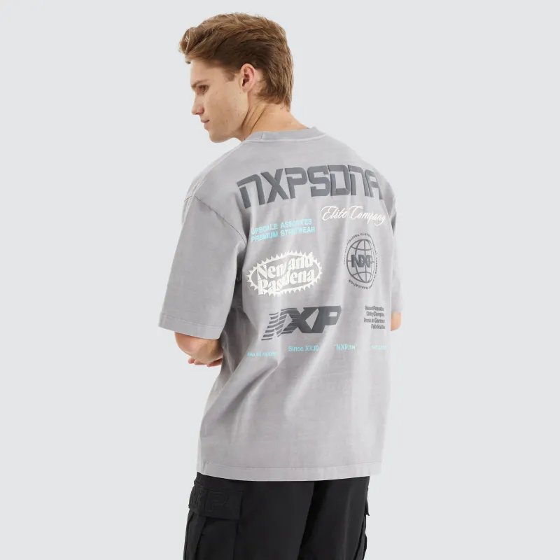 Agile Oversized Tee Pigment Alloy sold by Nena and Pasadena