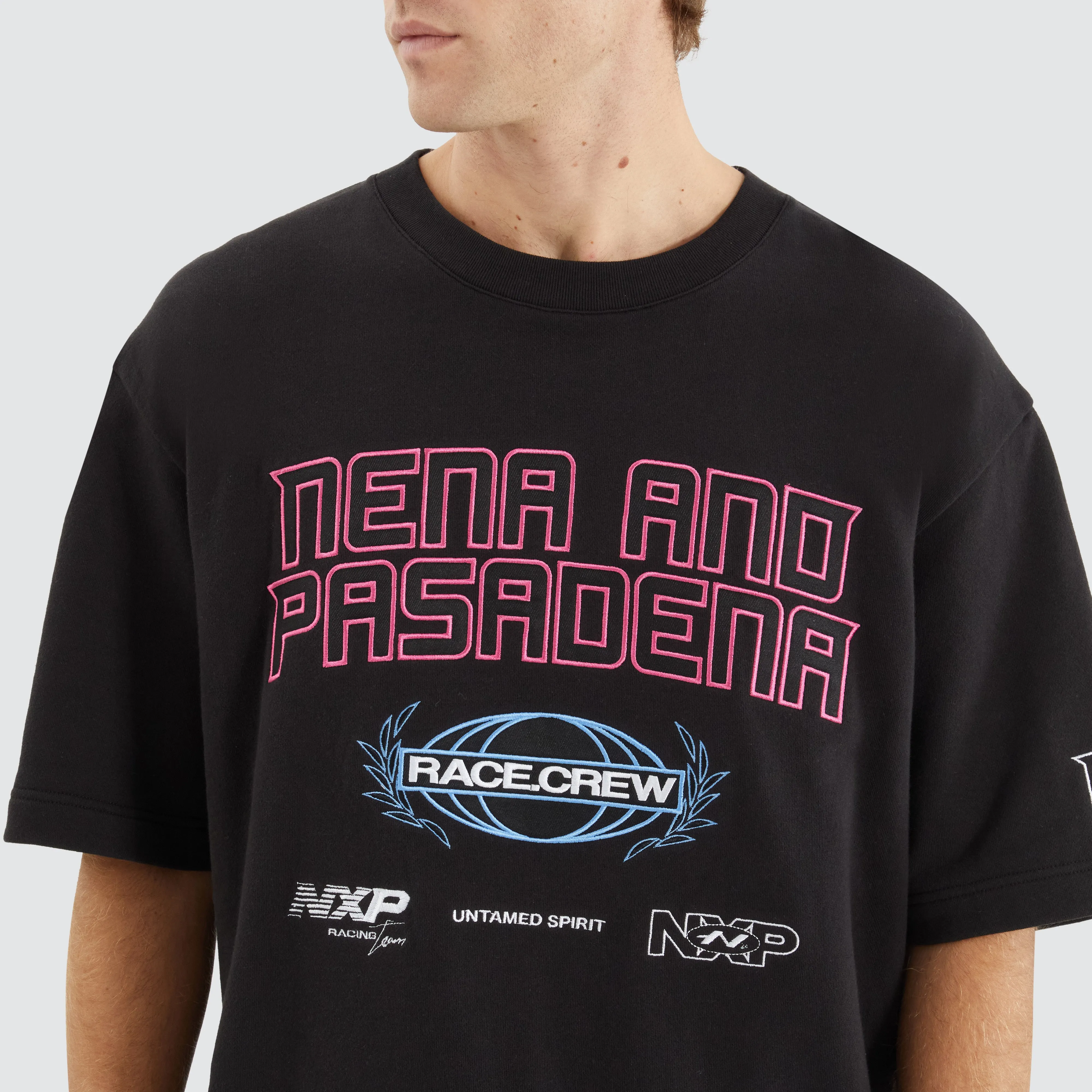 Armband Loopback Oversized Tee Jet Black sold by Nena and Pasadena product image thumbnail 2