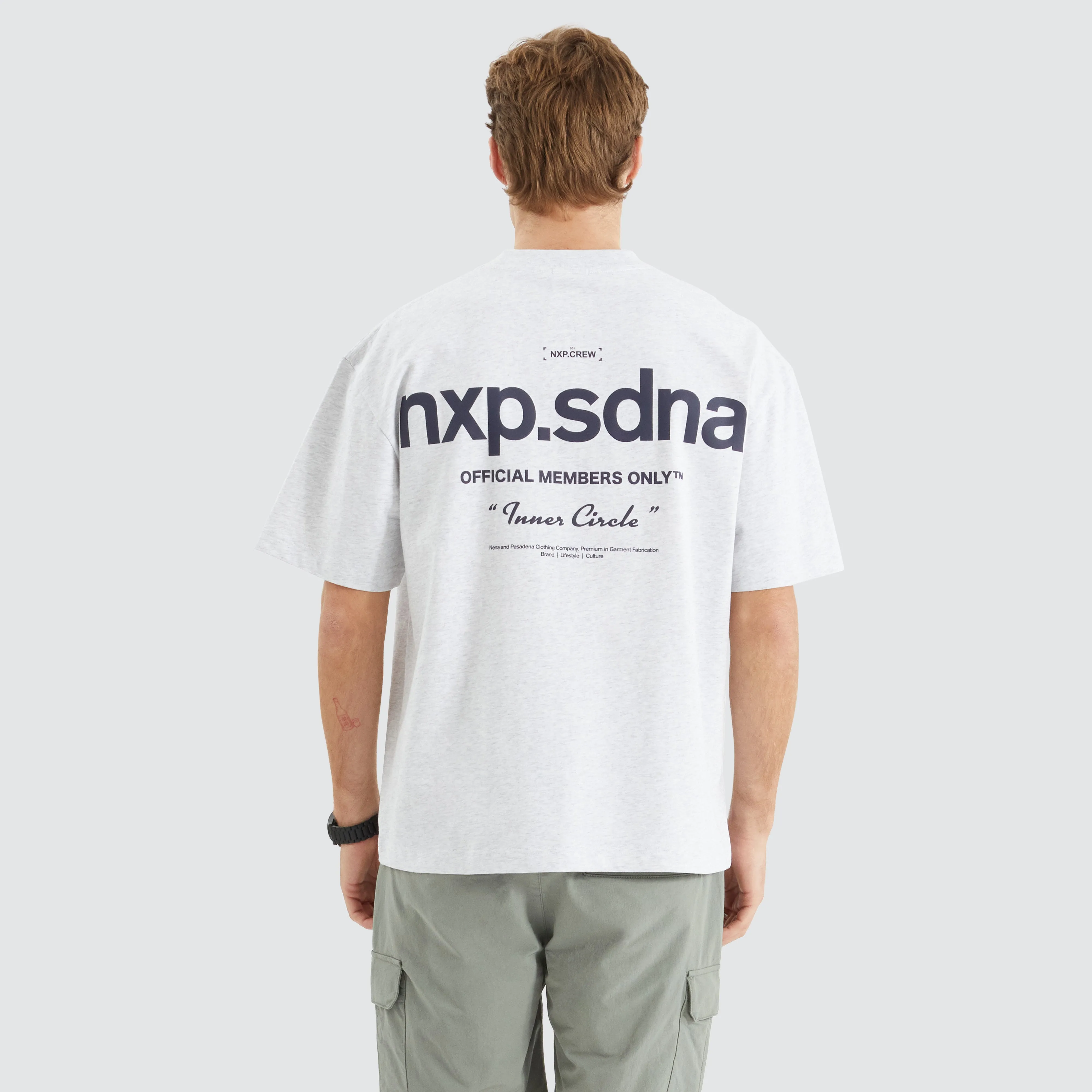 Contagent Street Tee Snow Marle sold by Nena and Pasadena product image thumbnail 3