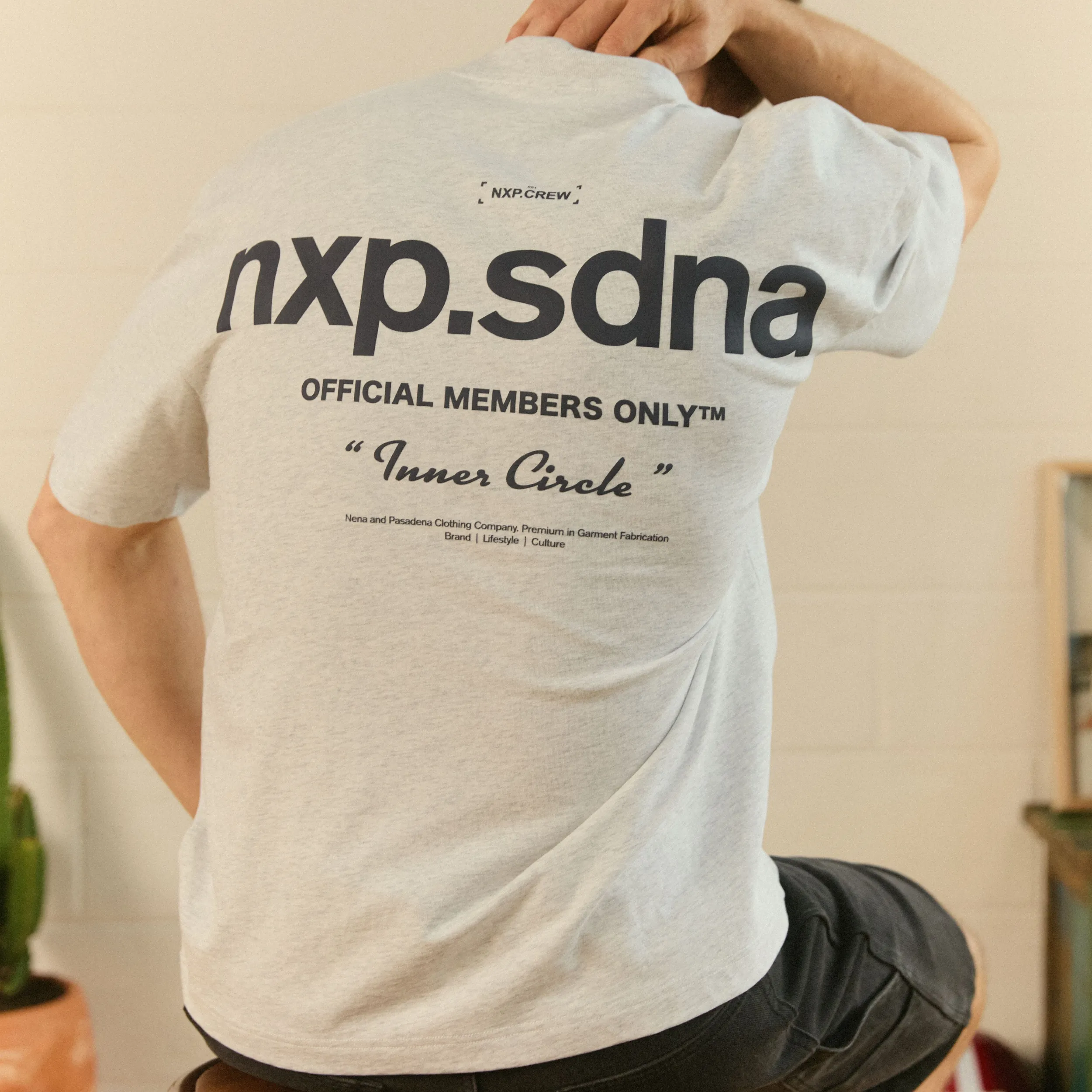 Contagent Street Tee Snow Marle sold by Nena and Pasadena product image thumbnail 2