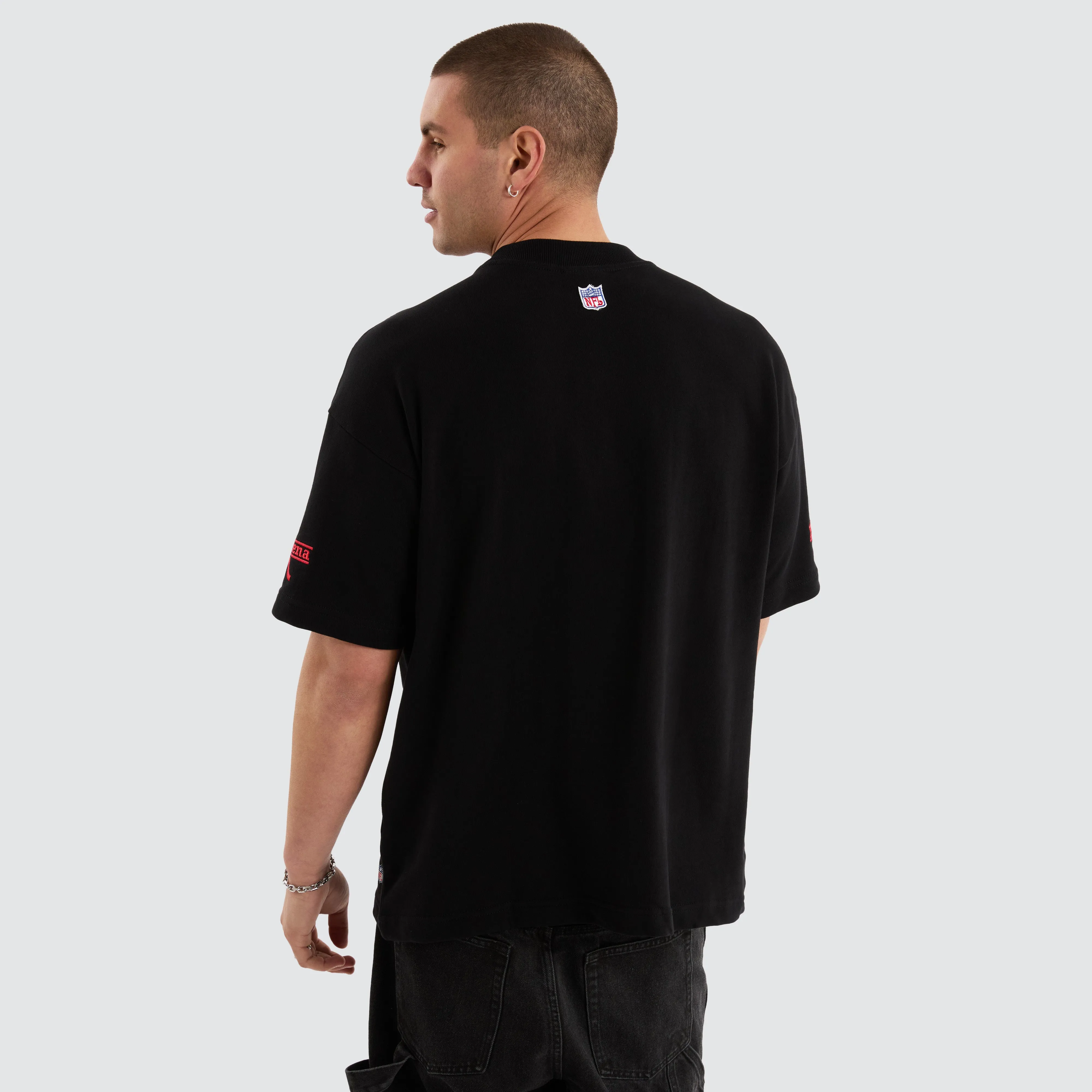 Kansas City Chiefs NFL Loopback Raptor Tee Jet Black sold by Nena and Pasadena product image thumbnail 5