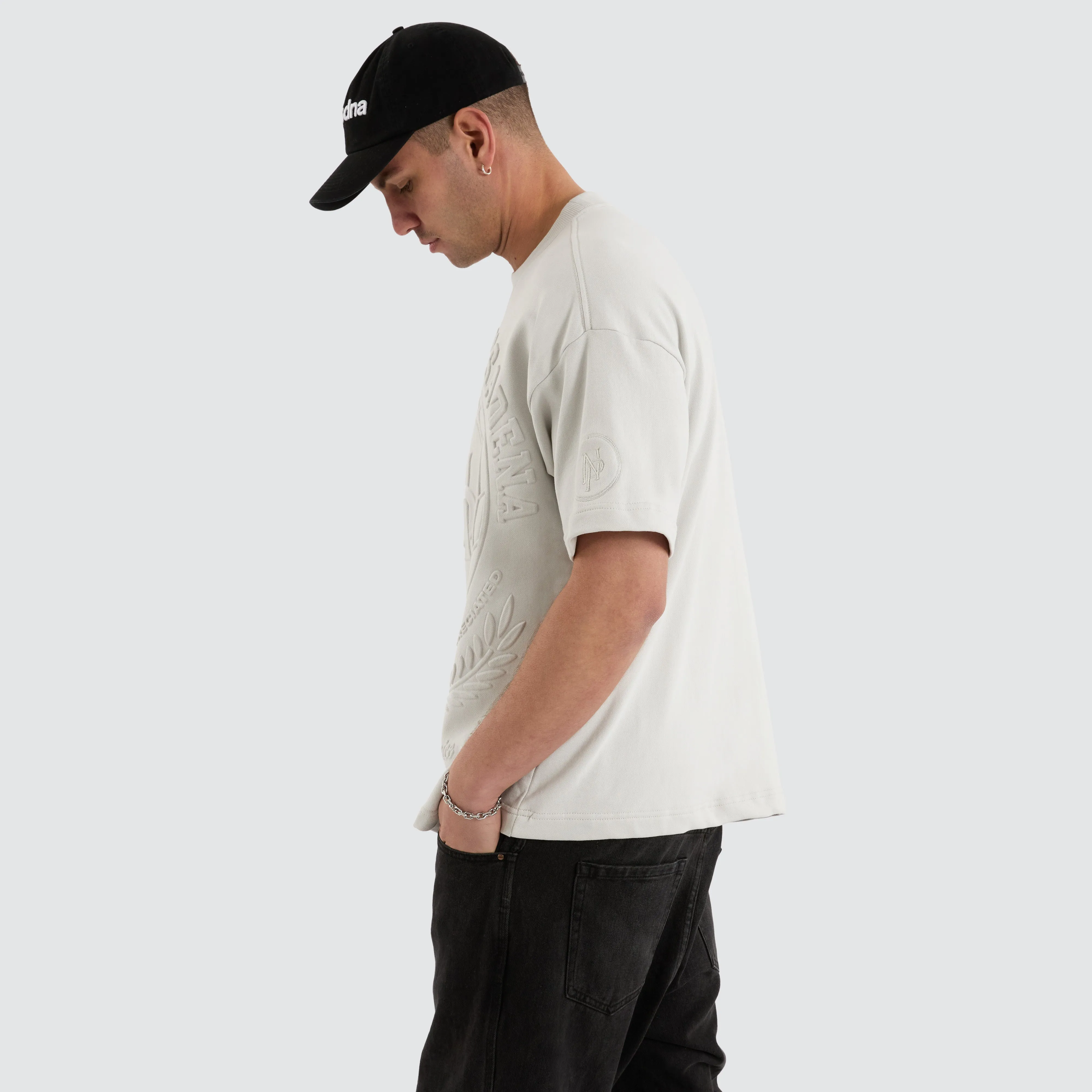 Boss Loopback Raptor Tee Glacier grey sold by Nena and Pasadena product image thumbnail 4