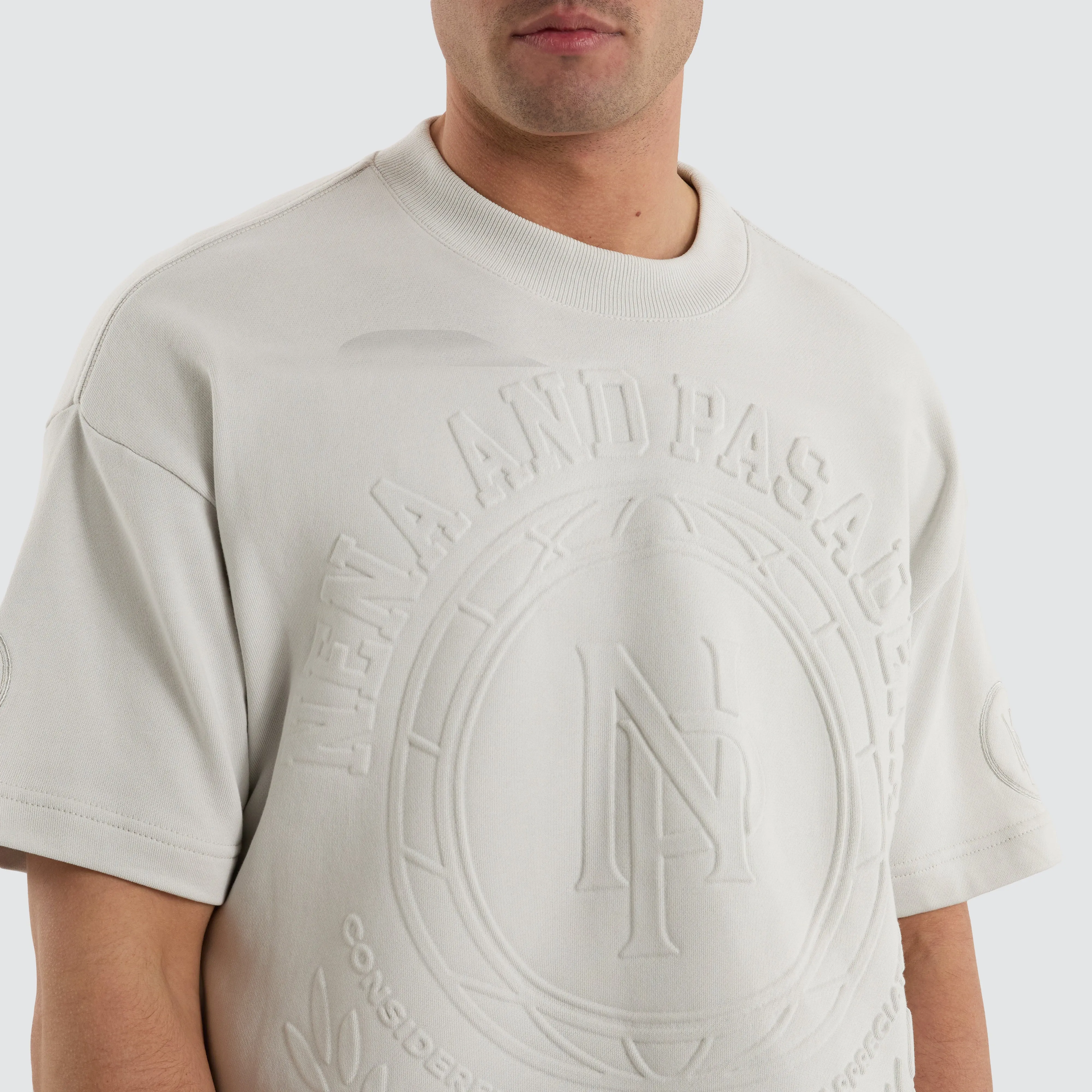 Boss Loopback Raptor Tee Glacier grey sold by Nena and Pasadena product image thumbnail 2