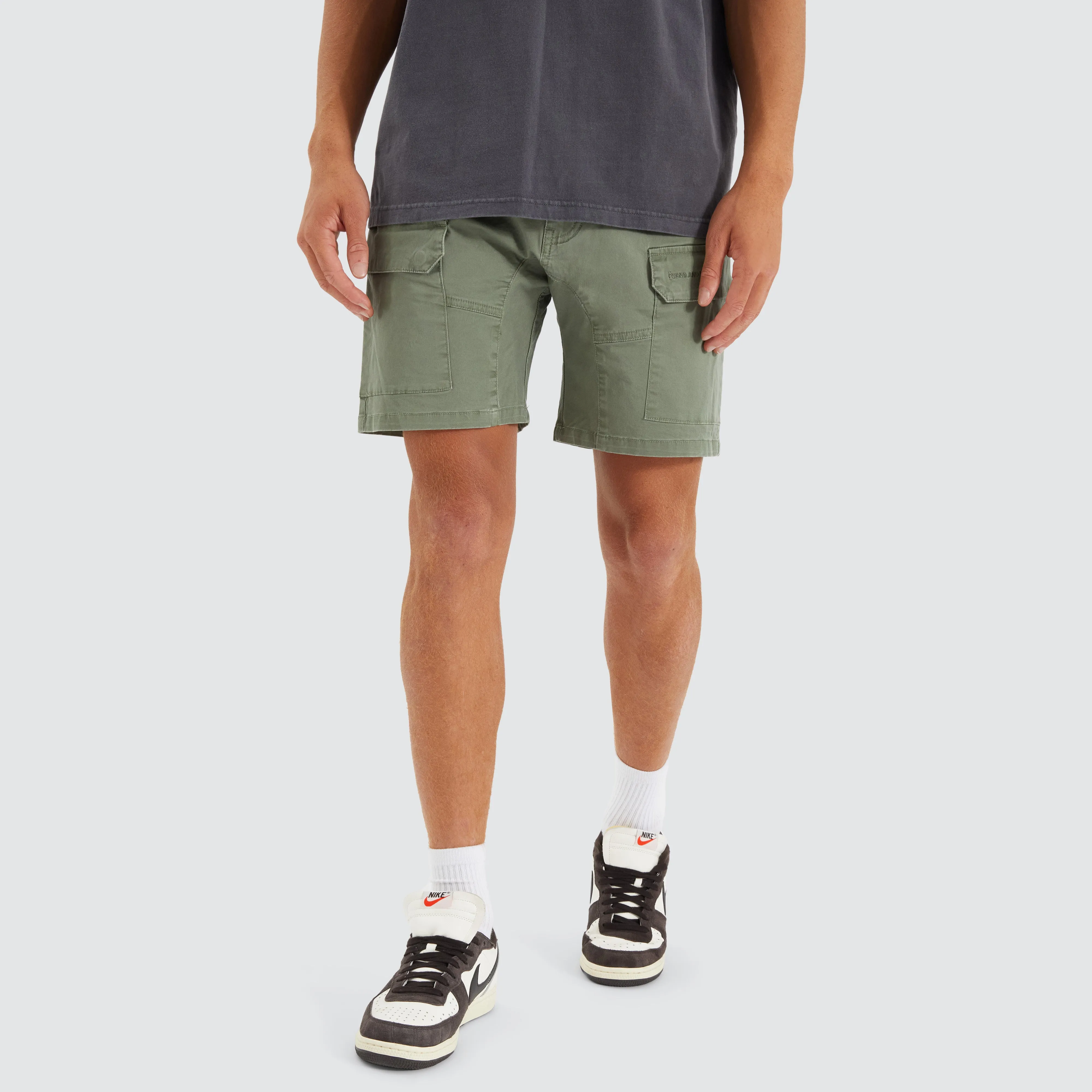 F100 Fine Twill Short Khaki sold by Nena and Pasadena