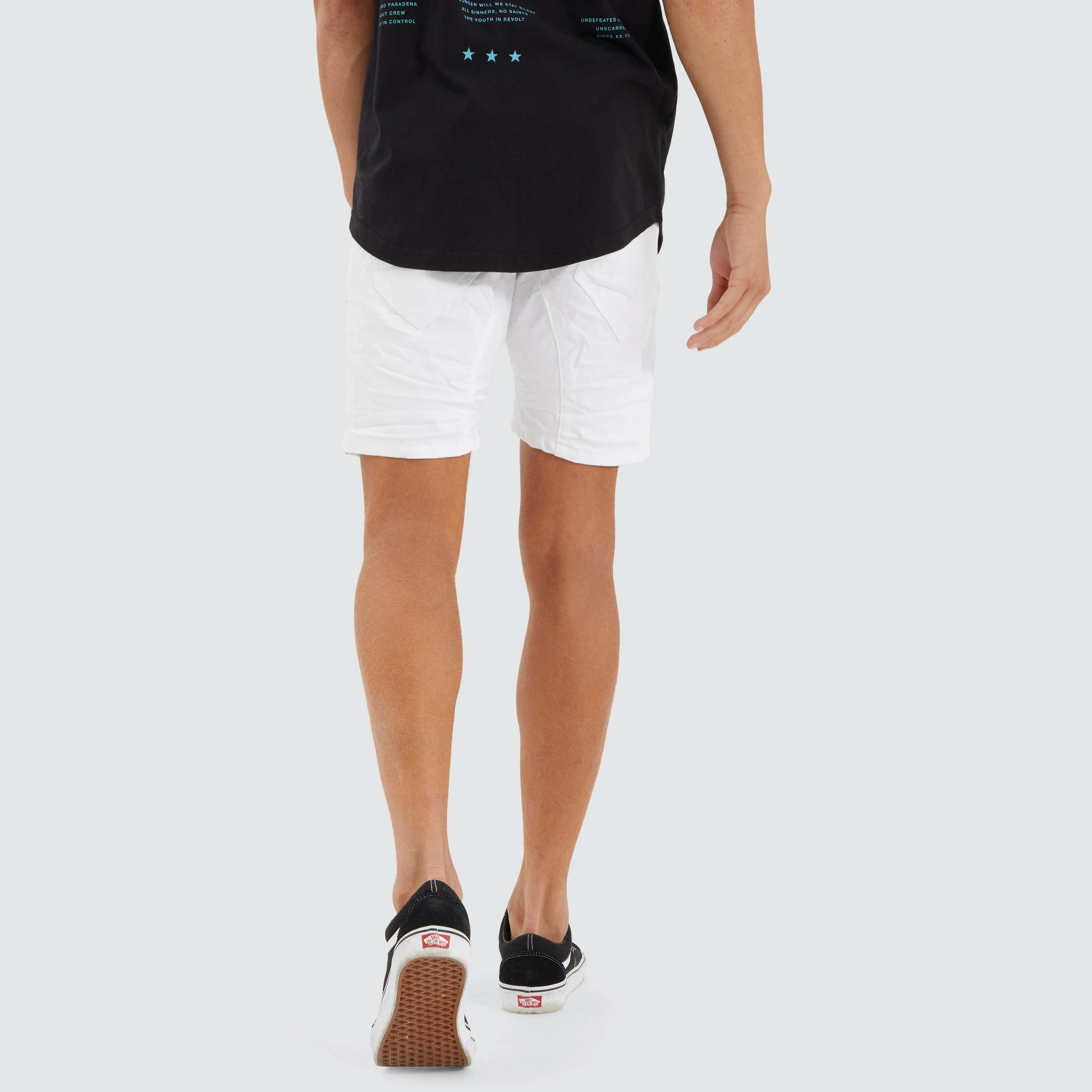 Viper Denim Short White sold by Nena and Pasadena product image thumbnail 5