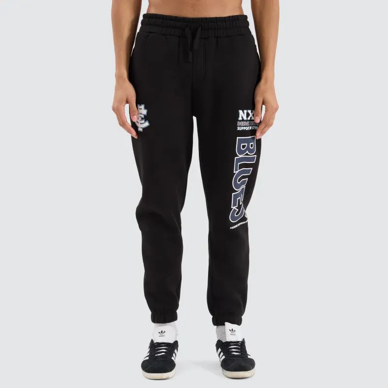 Carlton Blues AFL Trackpant Jet Black sold by Nena and Pasadena