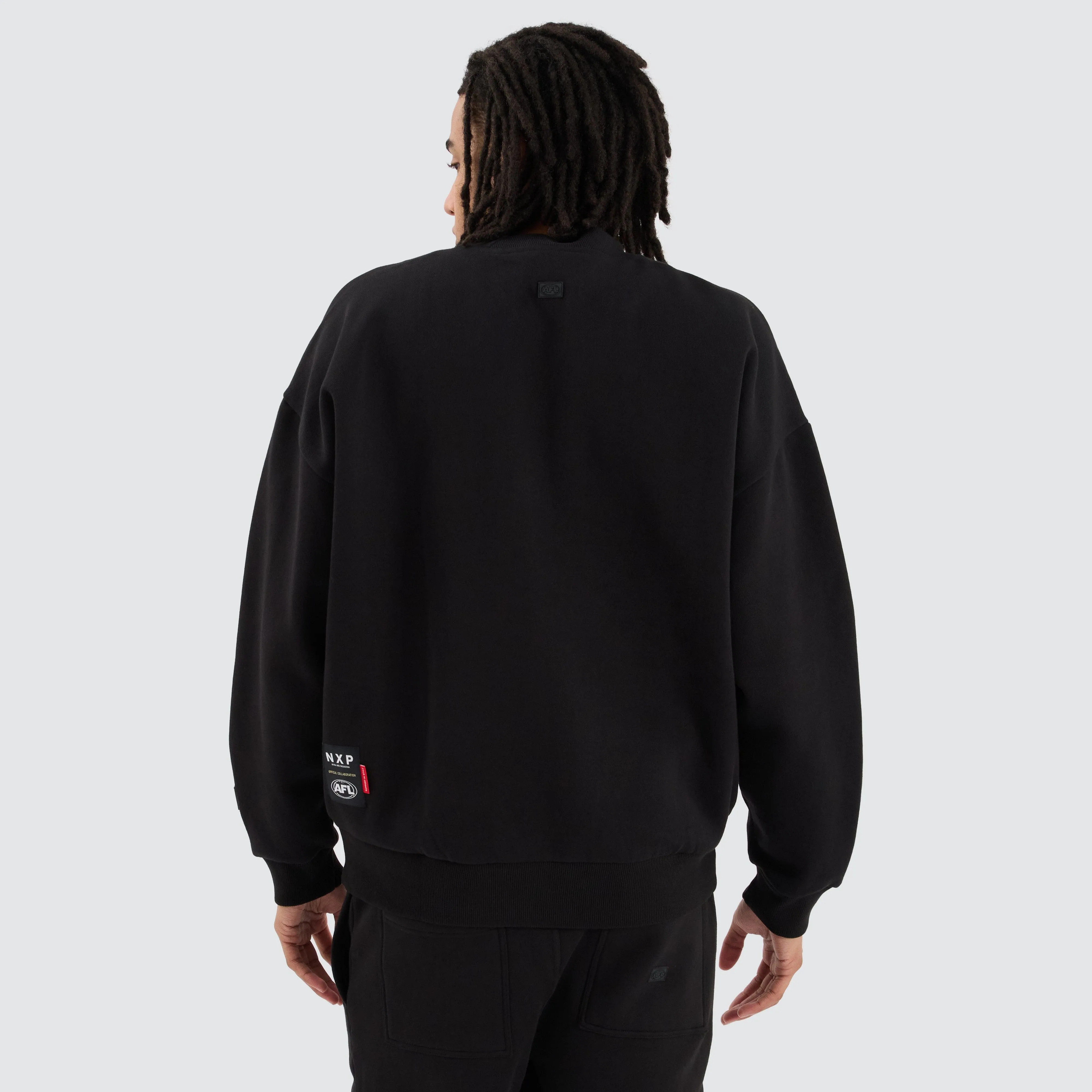 Carlton Blues AFL Box Fit Sweater Jet Black sold by Nena and Pasadena product image thumbnail 4