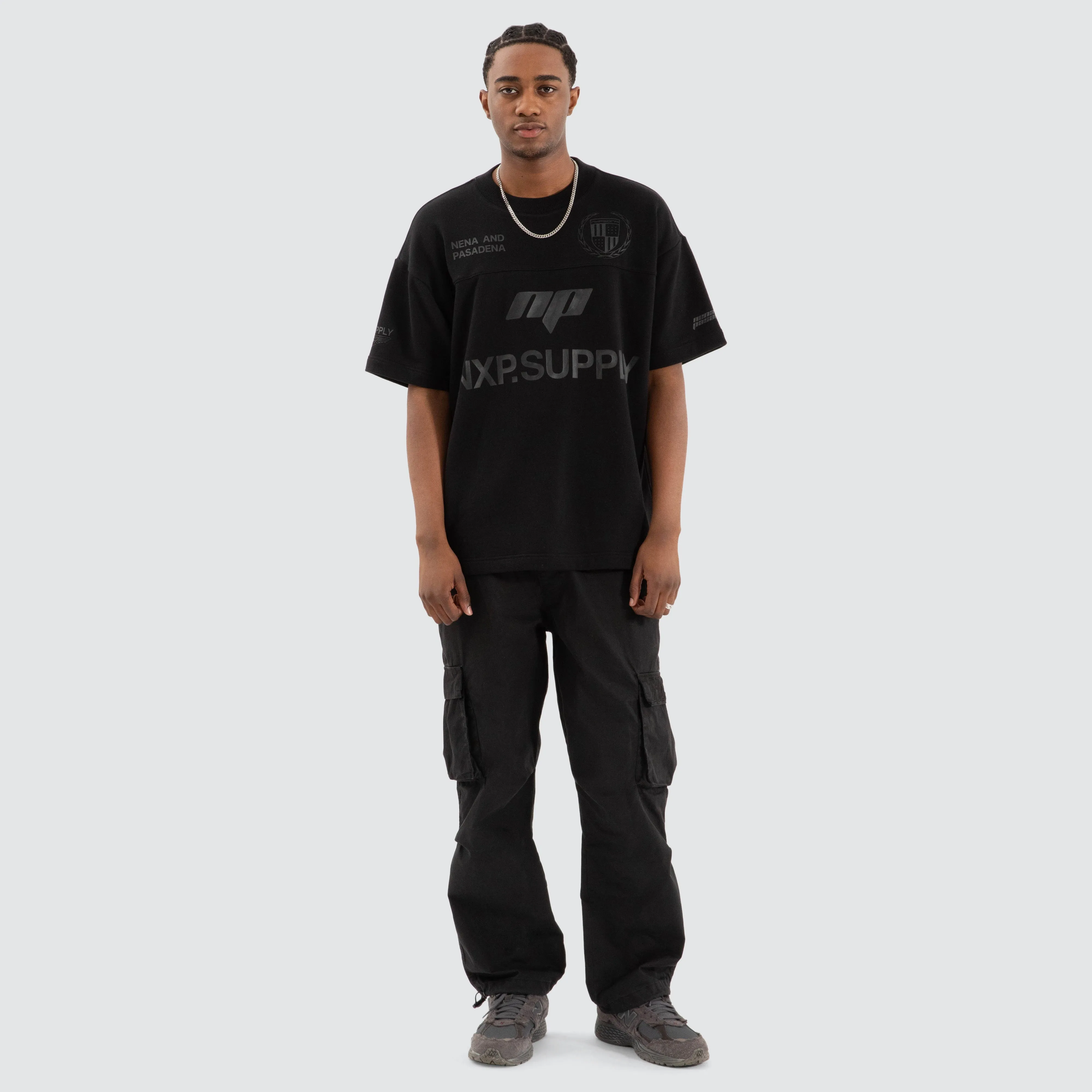 Power Loopback Raptor Tee Jet Black sold by Nena and Pasadena product image thumbnail 2