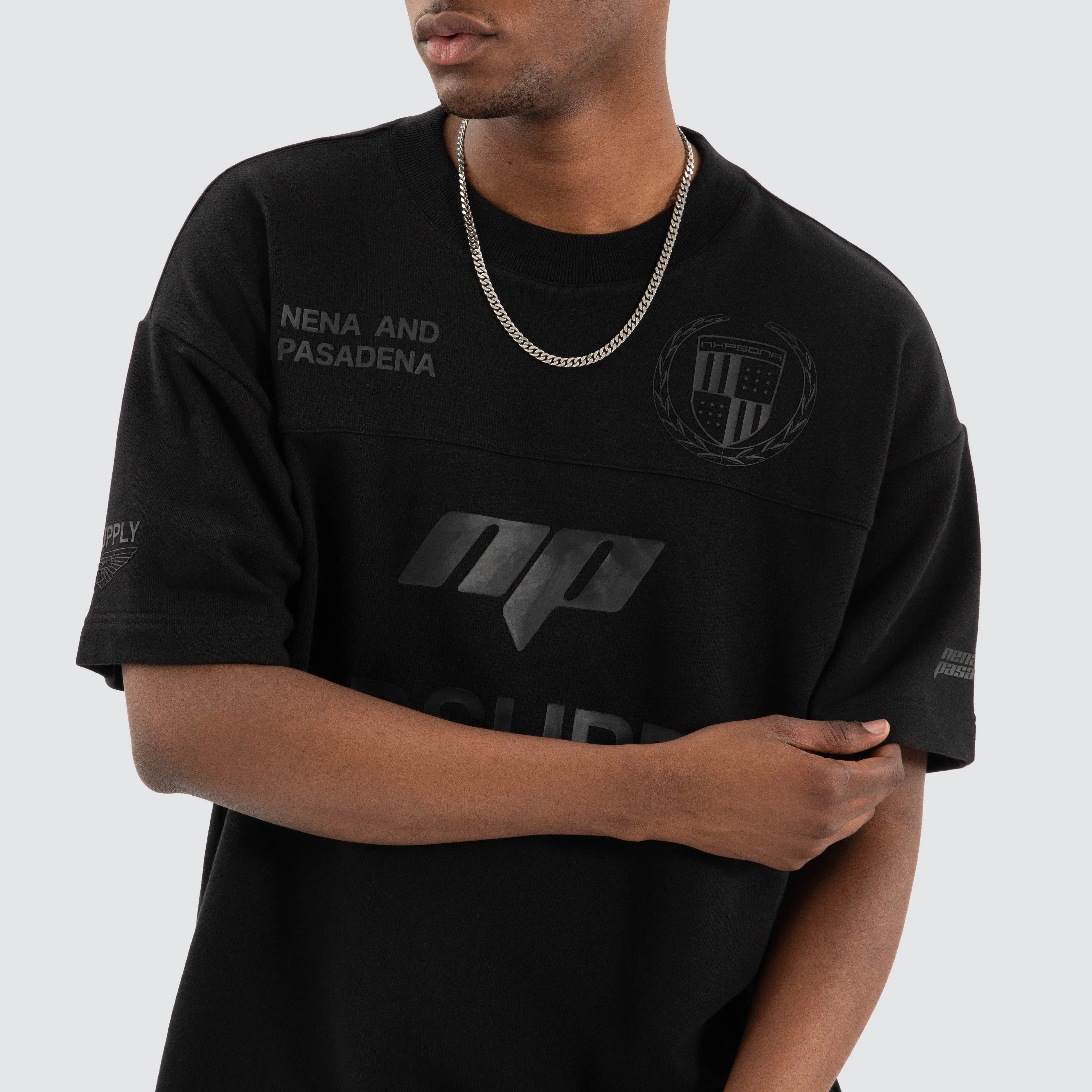 Power Loopback Raptor Tee Jet Black sold by Nena and Pasadena product image thumbnail 5