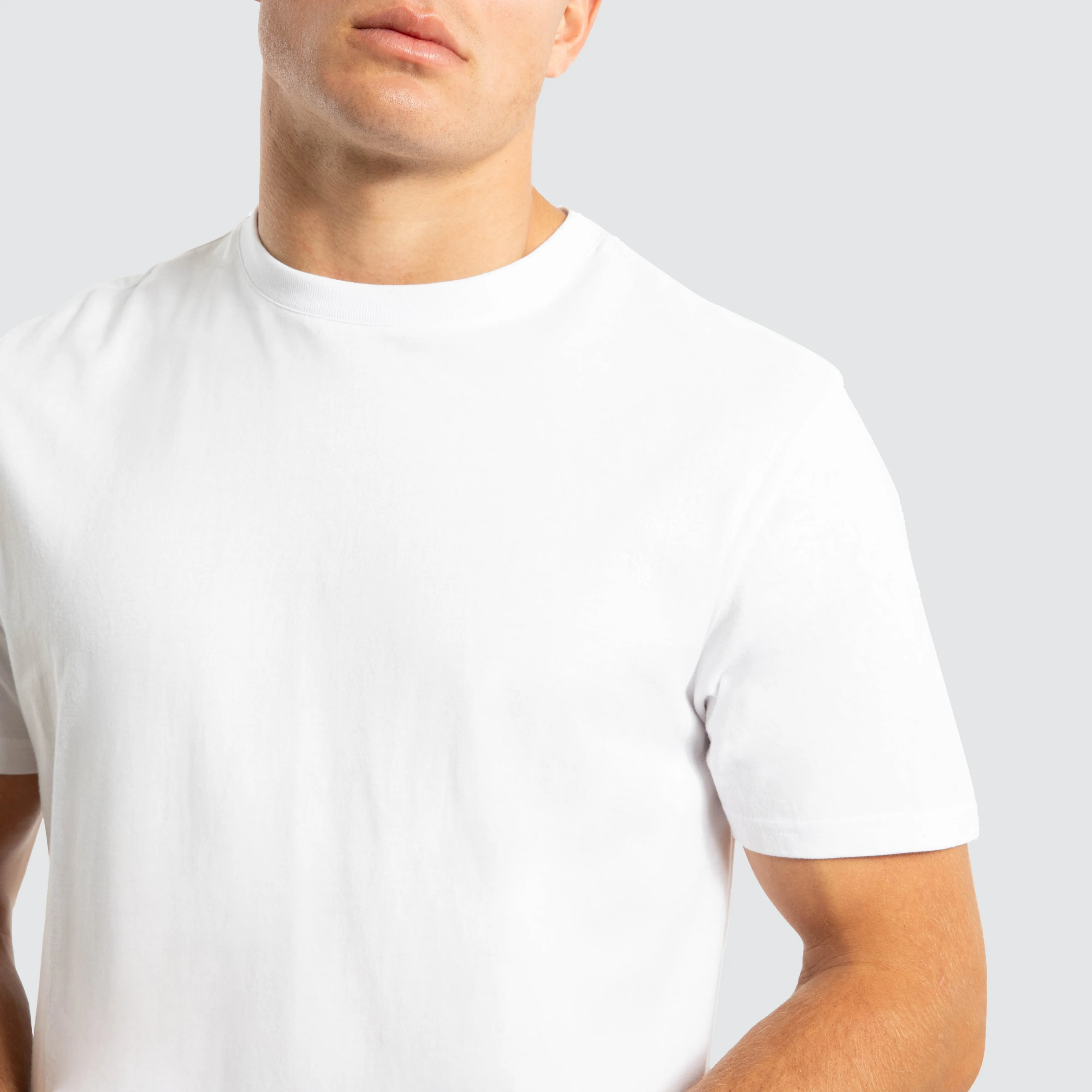 Fargo Dual Curved Tee Optical White sold by Nena and Pasadena product image thumbnail 3