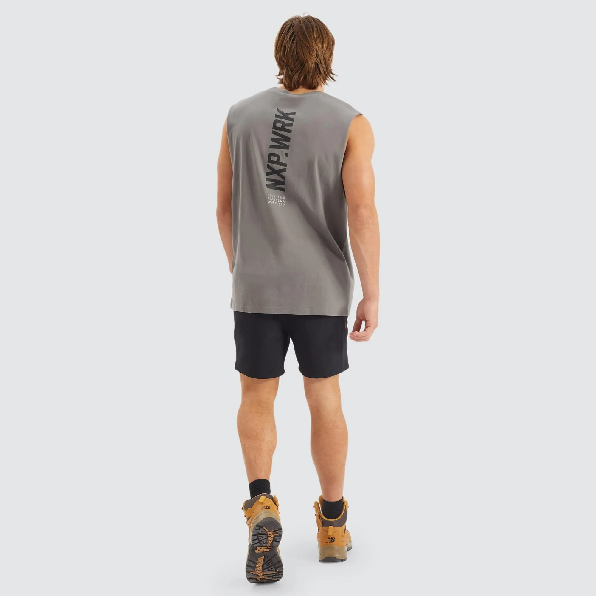 Blueprint Relaxed Muscle Tee Charcoal sold by Nena and Pasadena product image thumbnail 2