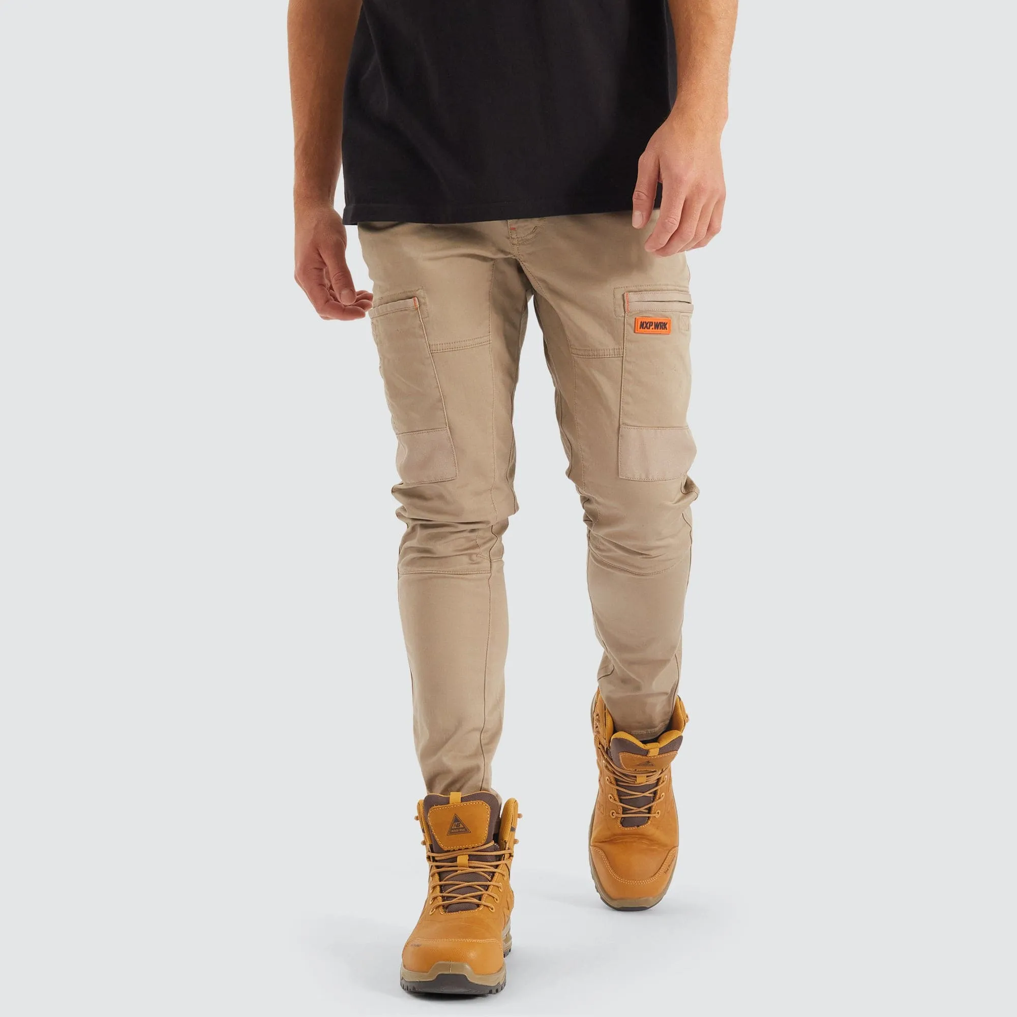 Precision Slim Fit Pant Sand sold by Nena and Pasadena product image thumbnail 4