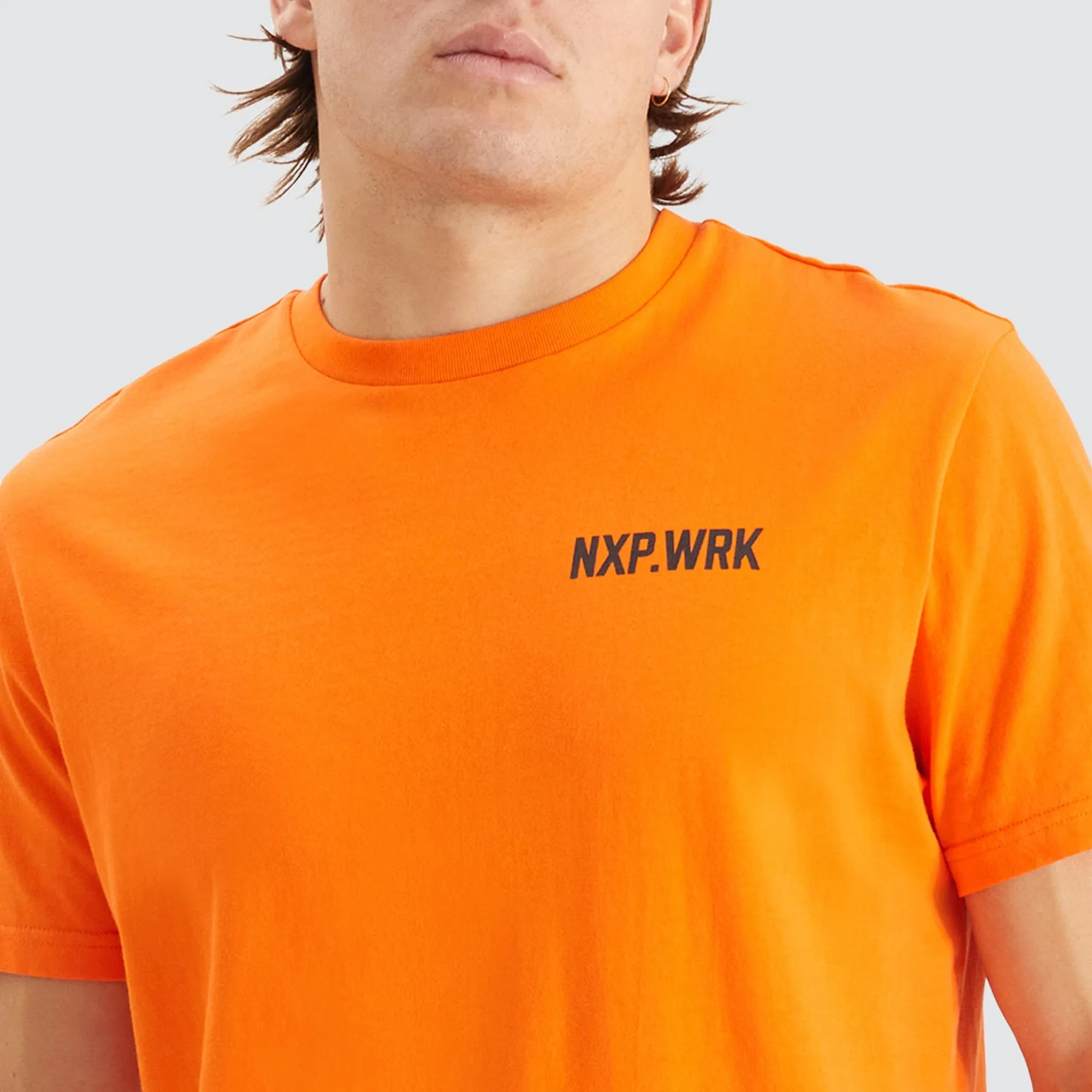 Blueprint Dual Curved T-Shirt Work Orange sold by Nena and Pasadena product image thumbnail 5