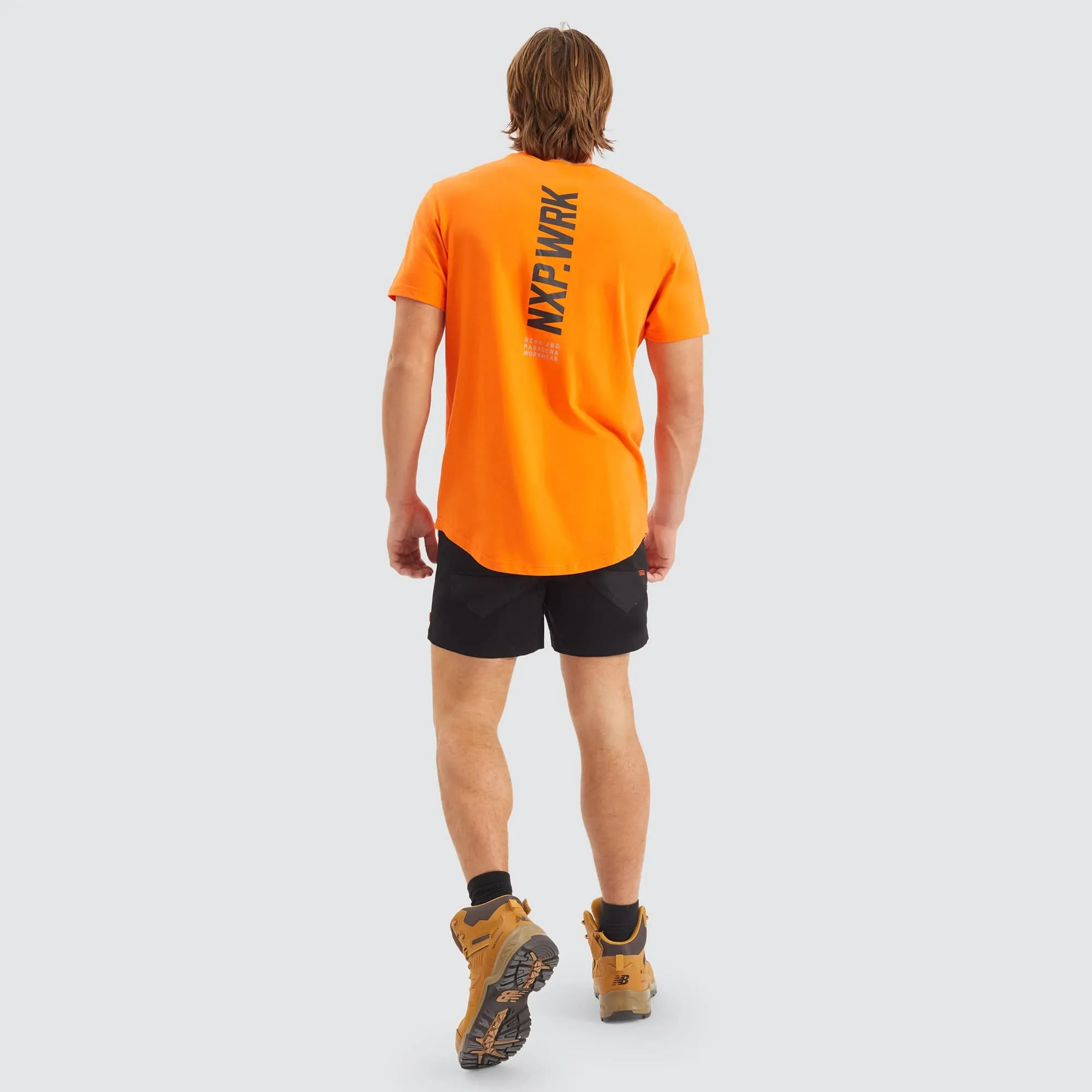 Blueprint Dual Curved T-Shirt Work Orange sold by Nena and Pasadena product image thumbnail 4