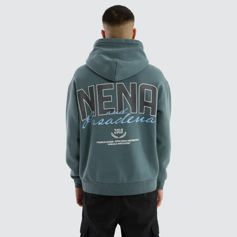 Notary Relaxed Hoodie Pigment Stormy Weather sold by Nena and Pasadena