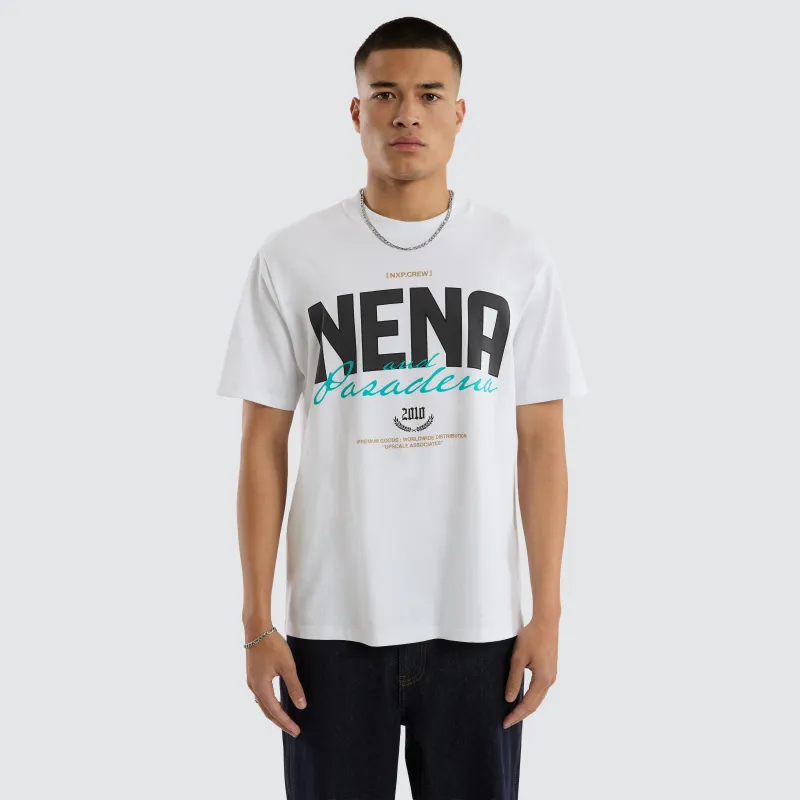 Motion Classic Tee Optical White sold by Nena and Pasadena