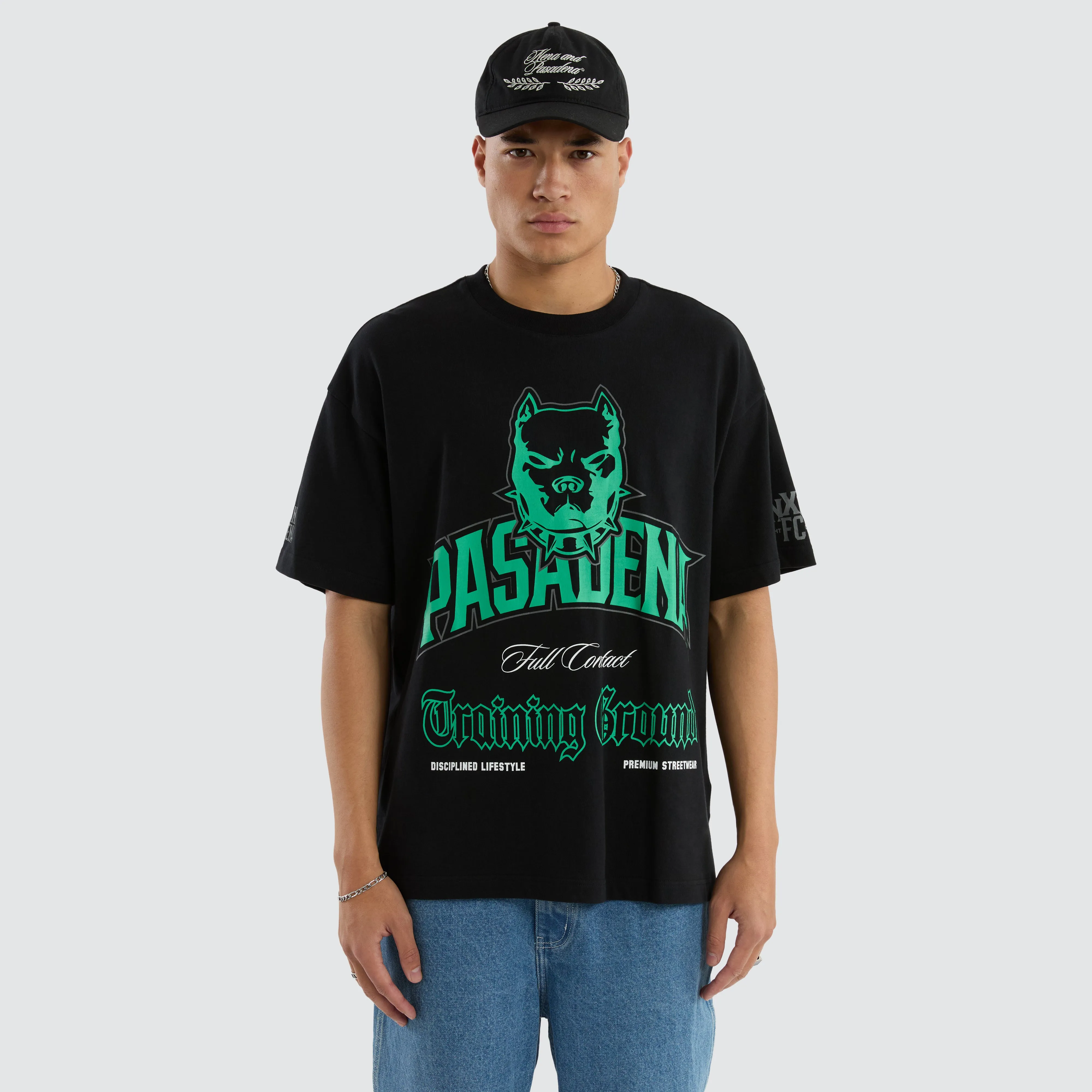 Trained Raptor Tee Anthracite Black sold by Nena and Pasadena