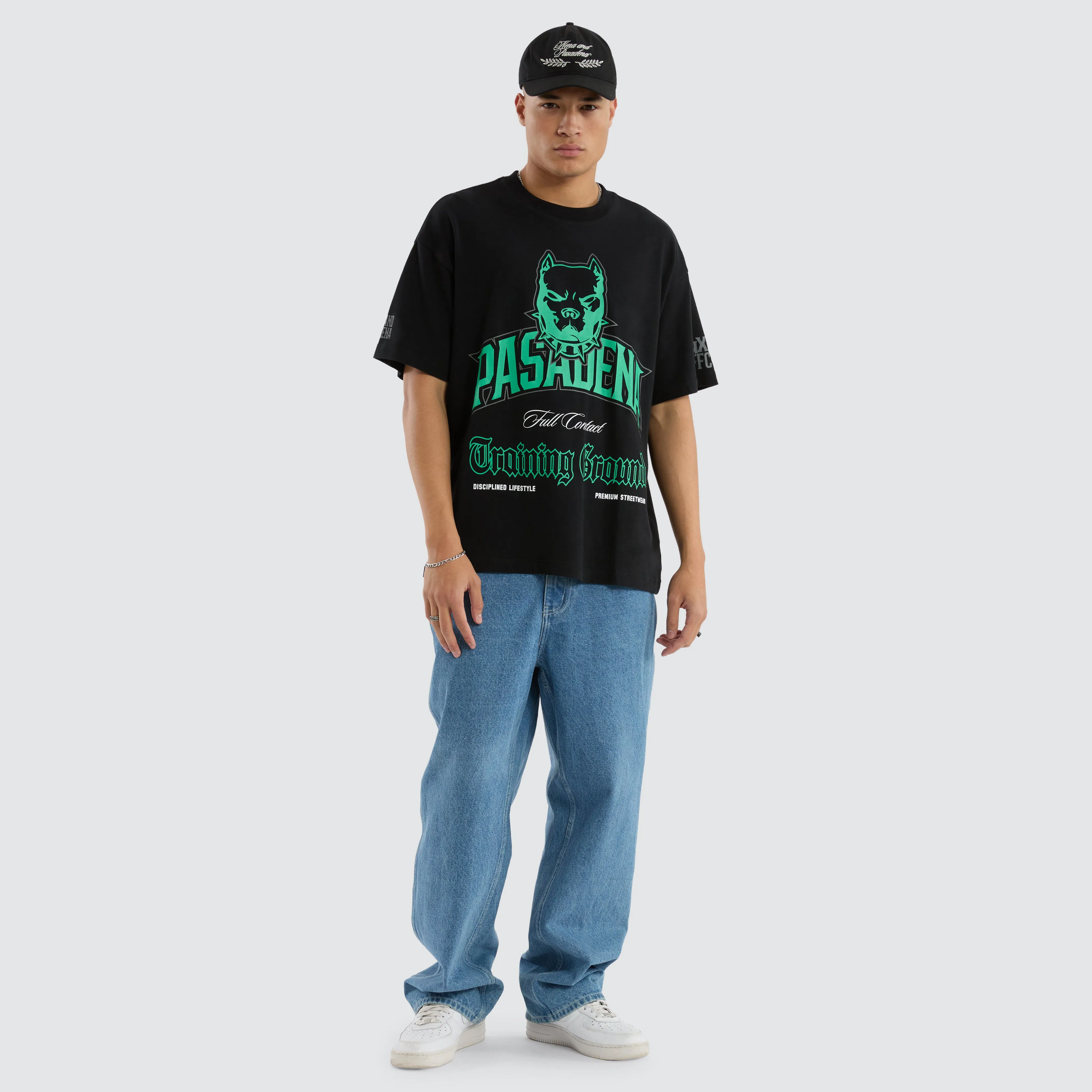 Trained Raptor Tee Anthracite Black sold by Nena and Pasadena product image thumbnail 5