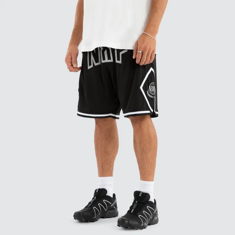 Court Basketball Short Jet Black sold by Nena and Pasadena