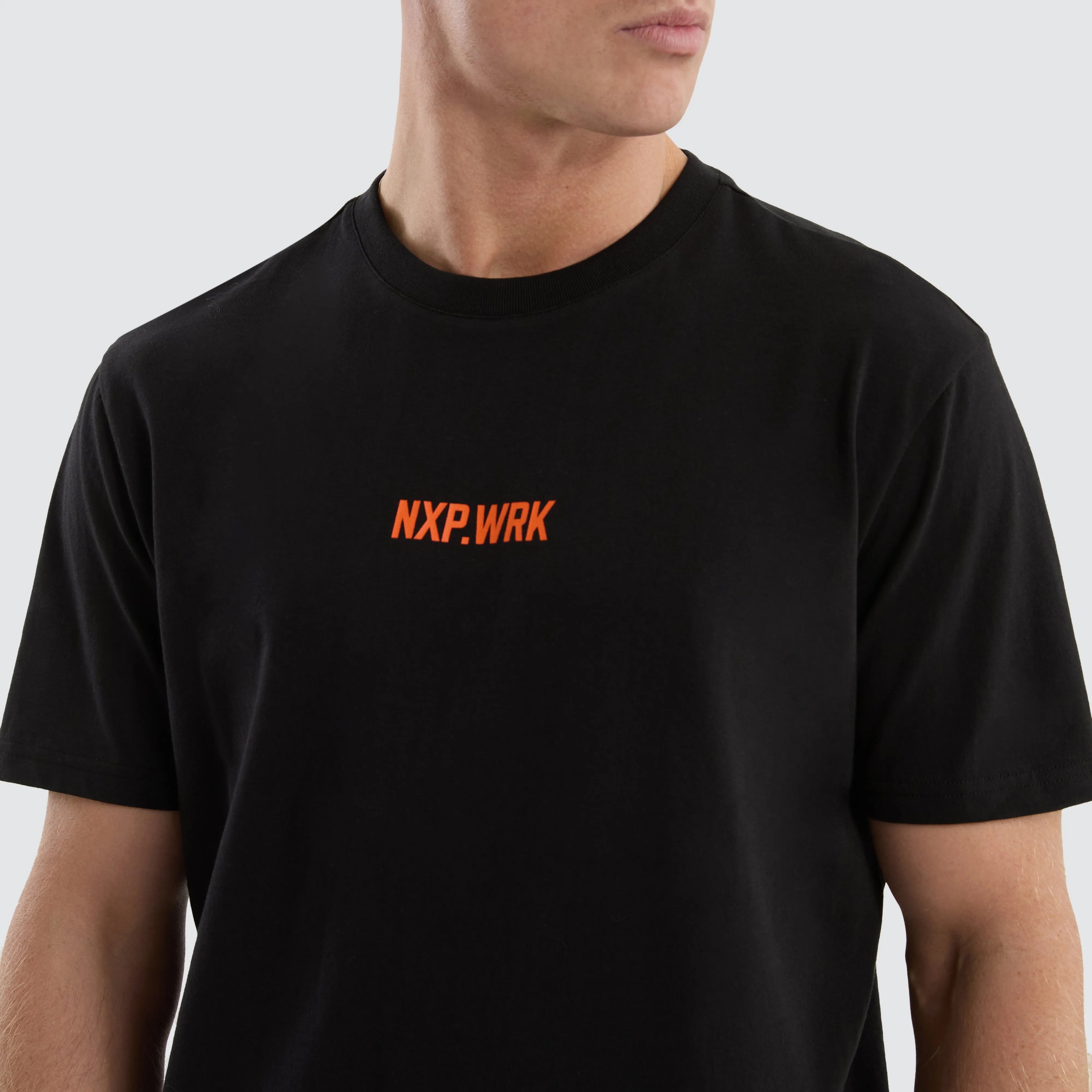 Frontman Dual Curved Tee Black/Orange sold by Nena and Pasadena product image thumbnail 5