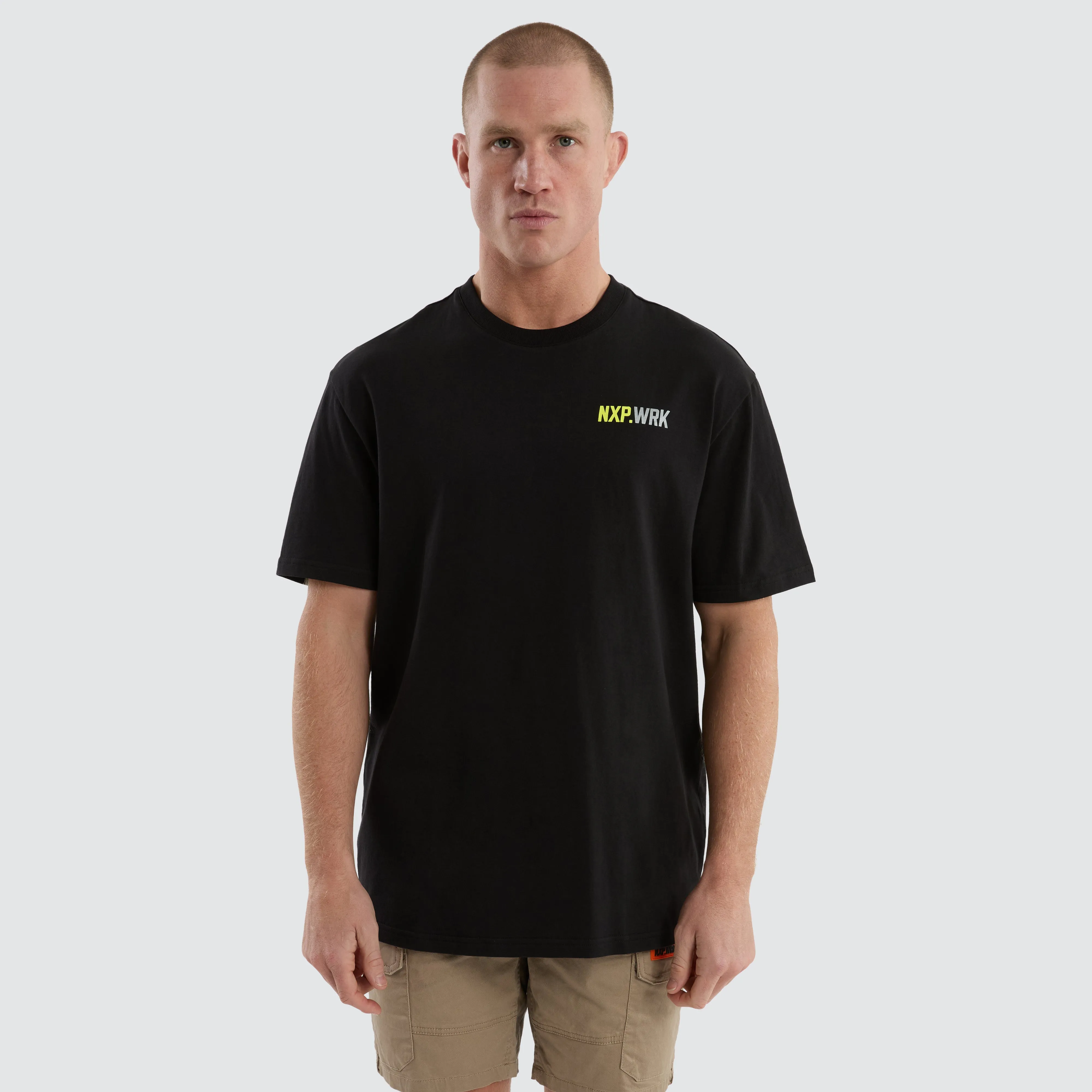 Concept Relaxed T-Shirt Black/Yellow sold by Nena and Pasadena