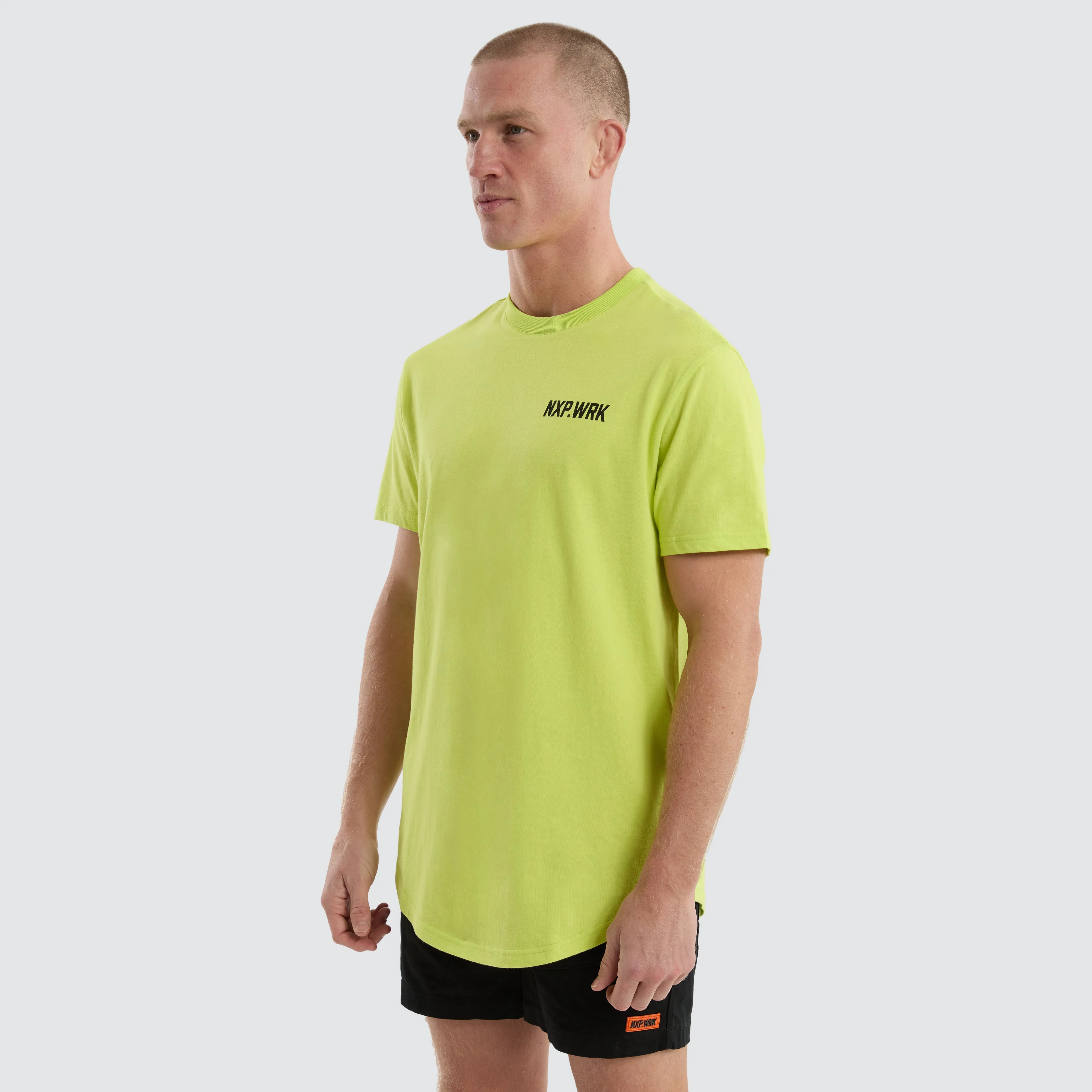 Blueprint Dual Curved T-Shirt Bright Yellow sold by Nena and Pasadena product image thumbnail 3