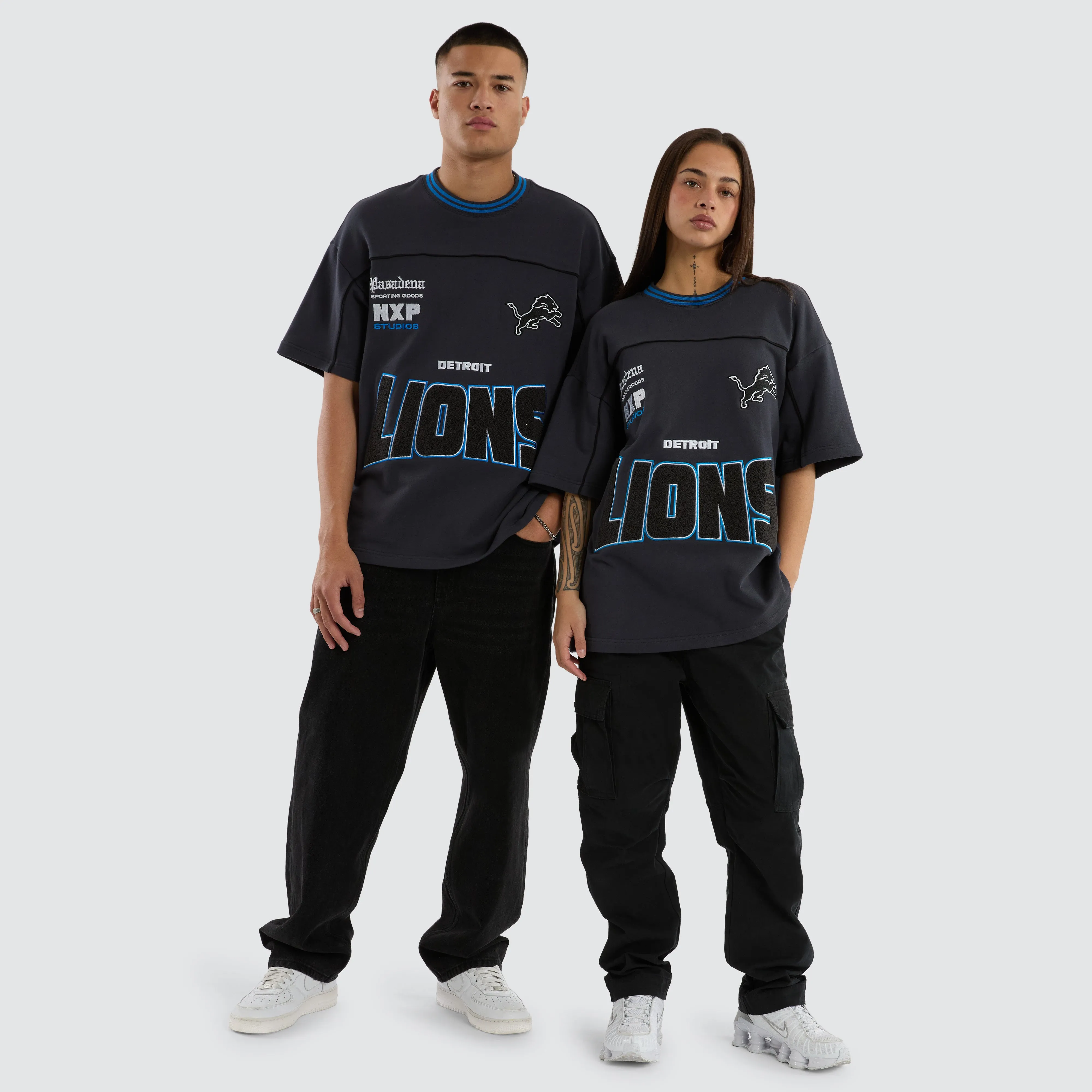 Detroit Lions Zone Tee Vulcan sold by Nena and Pasadena