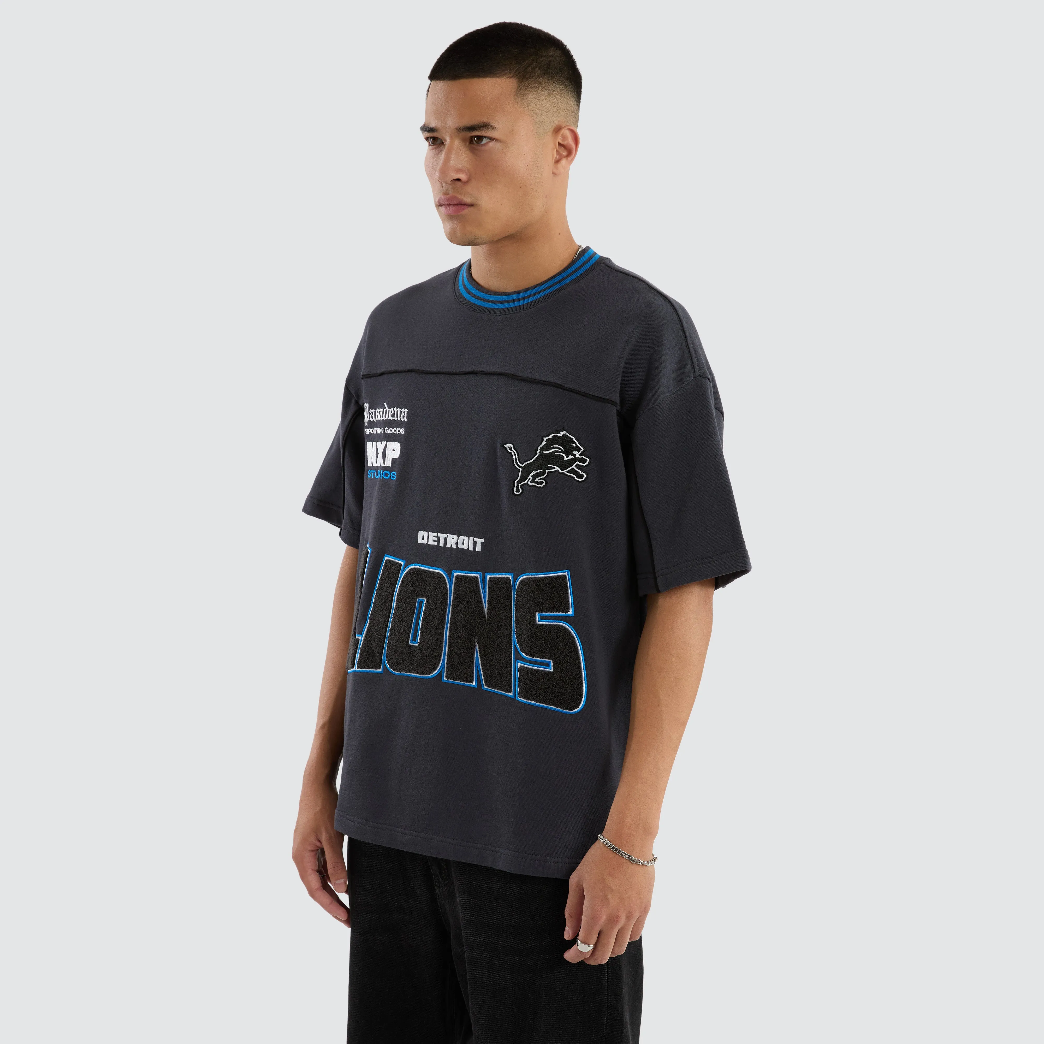 Detroit Lions Zone Tee Vulcan sold by Nena and Pasadena product image thumbnail 5