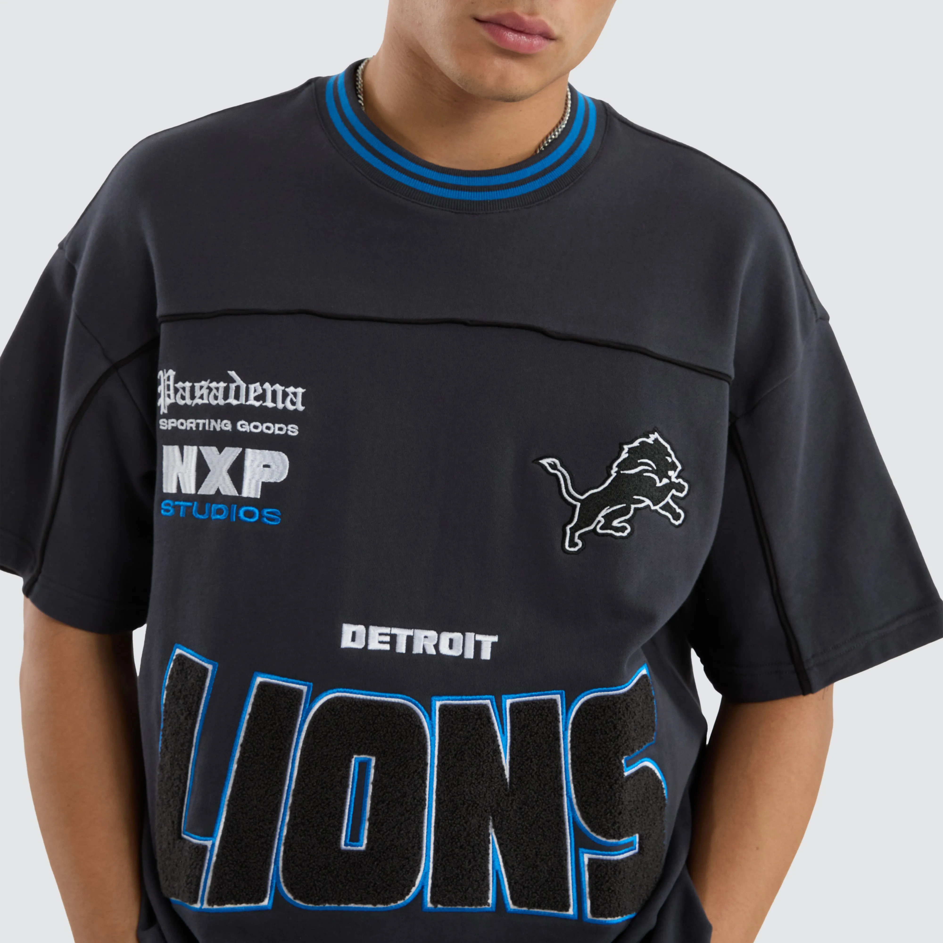 Detroit Lions Zone Tee Vulcan sold by Nena and Pasadena product image thumbnail 3