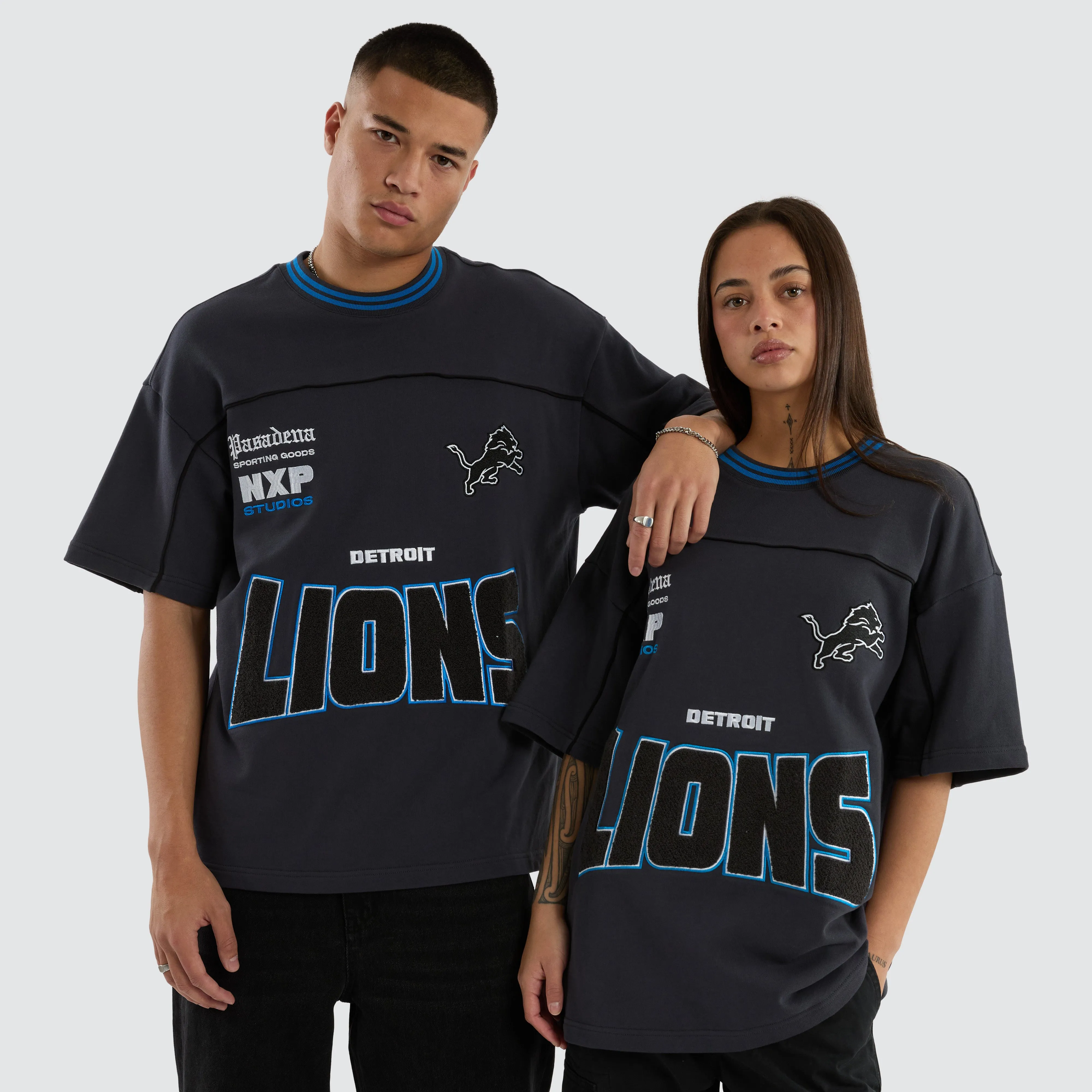 Detroit Lions Zone Tee Vulcan sold by Nena and Pasadena product image thumbnail 2
