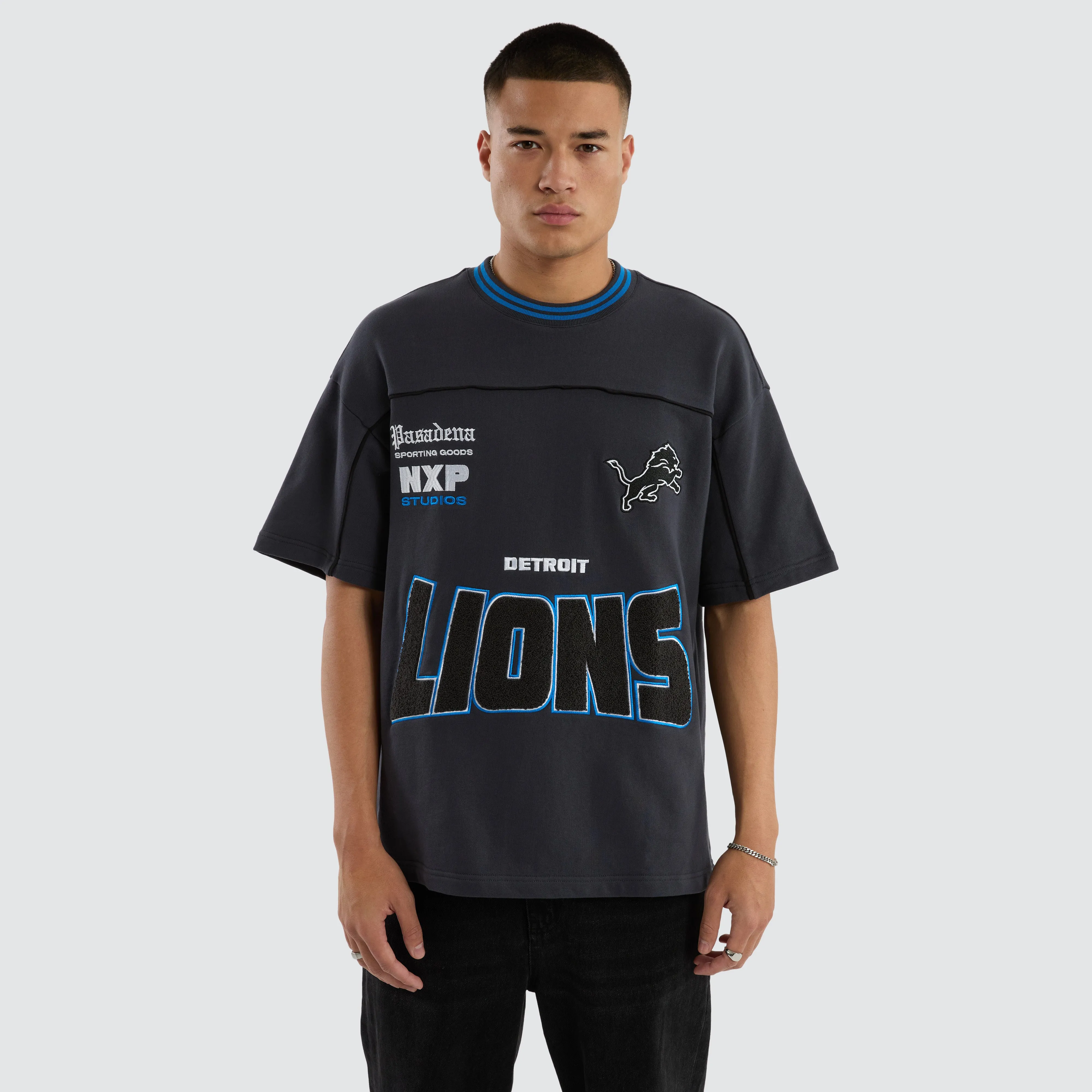 Detroit Lions Zone Tee Vulcan sold by Nena and Pasadena product image thumbnail 4
