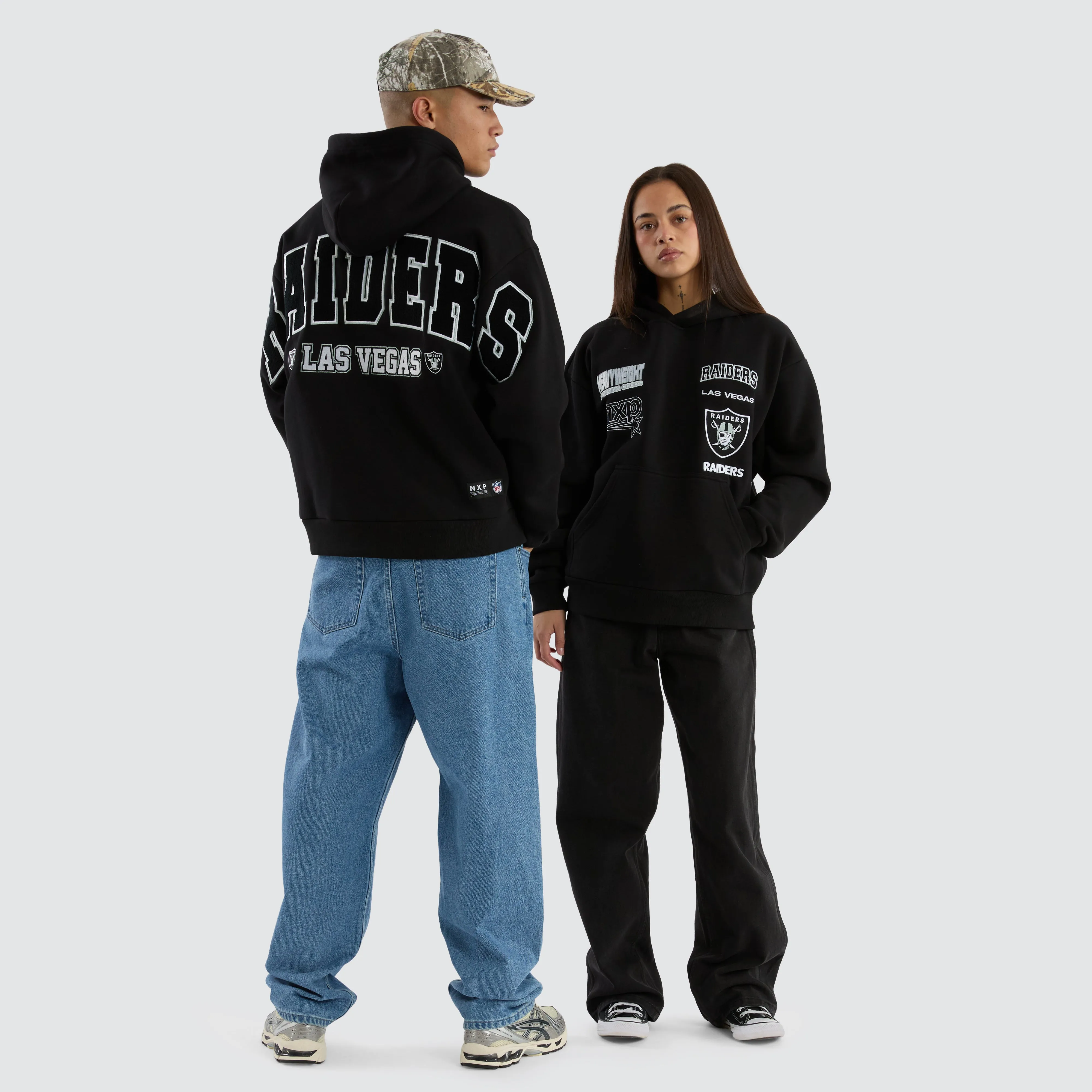 Las Vegas Raiders Surround Hoodie Jet Black sold by Nena and Pasadena product image thumbnail 2