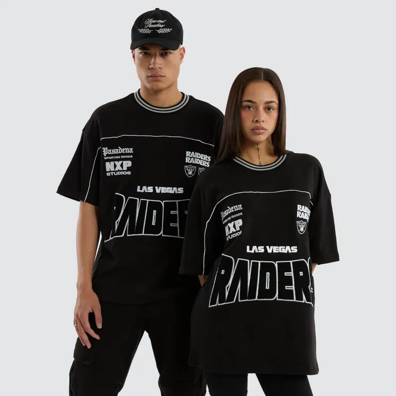 Las Vegas Raiders Zone Tee Jet Black sold by Nena and Pasadena