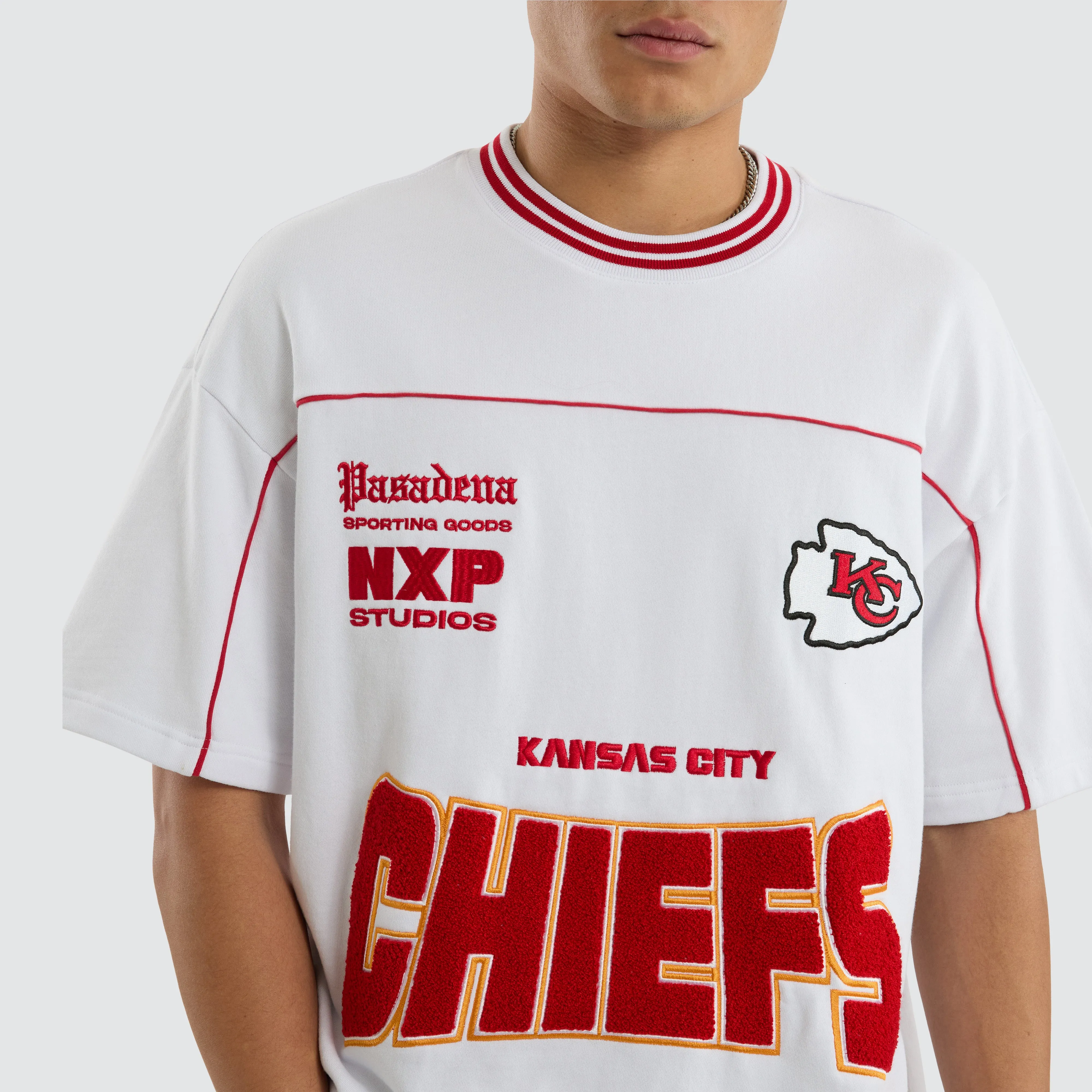 Kansas City Chiefs Zone Tee White sold by Nena and Pasadena product image thumbnail 3