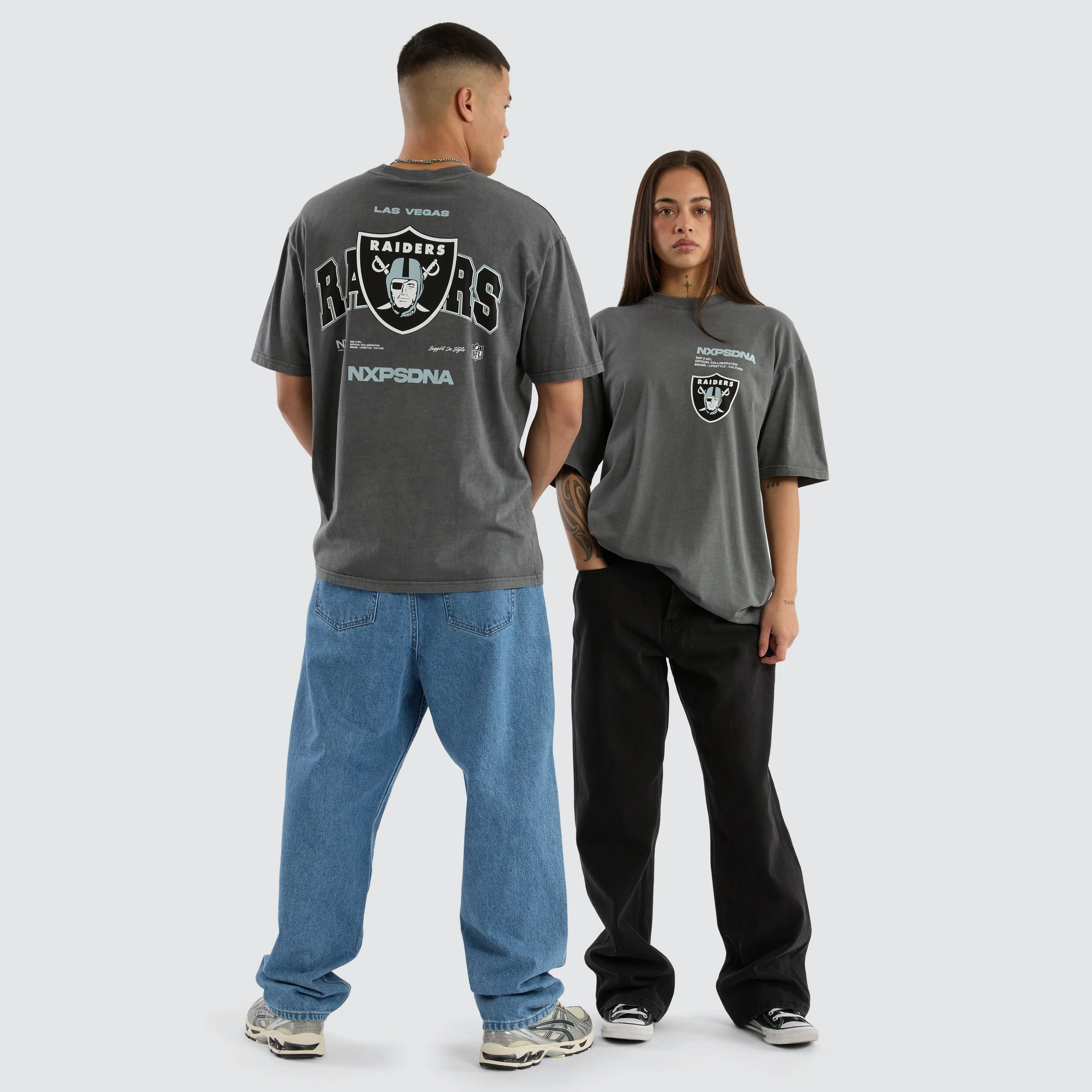 Las Vegas Raiders Driven Tee Pigment Charcoal sold by Nena and Pasadena product image thumbnail 2
