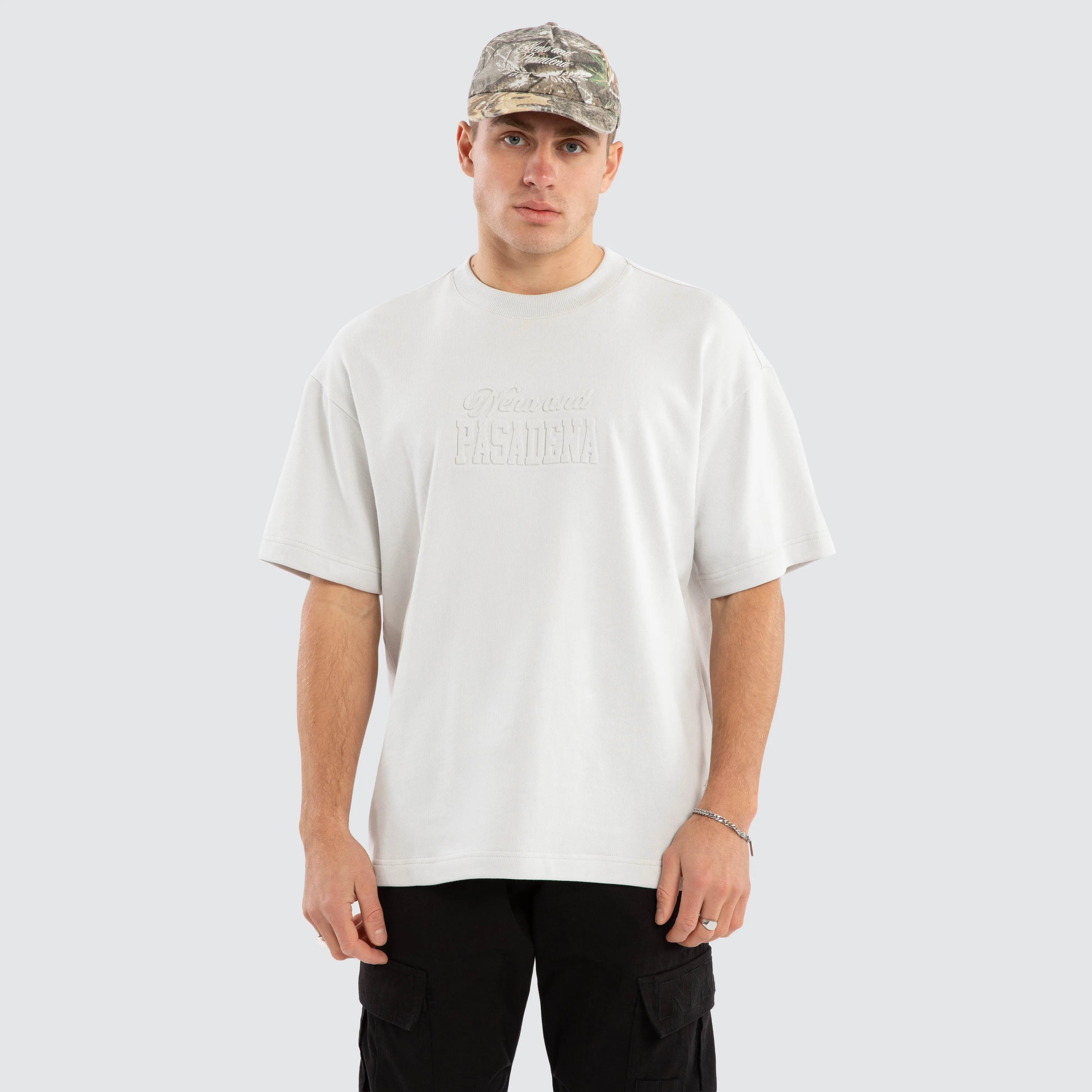 Progress Raptor Tee Glacier Grey sold by Nena and Pasadena