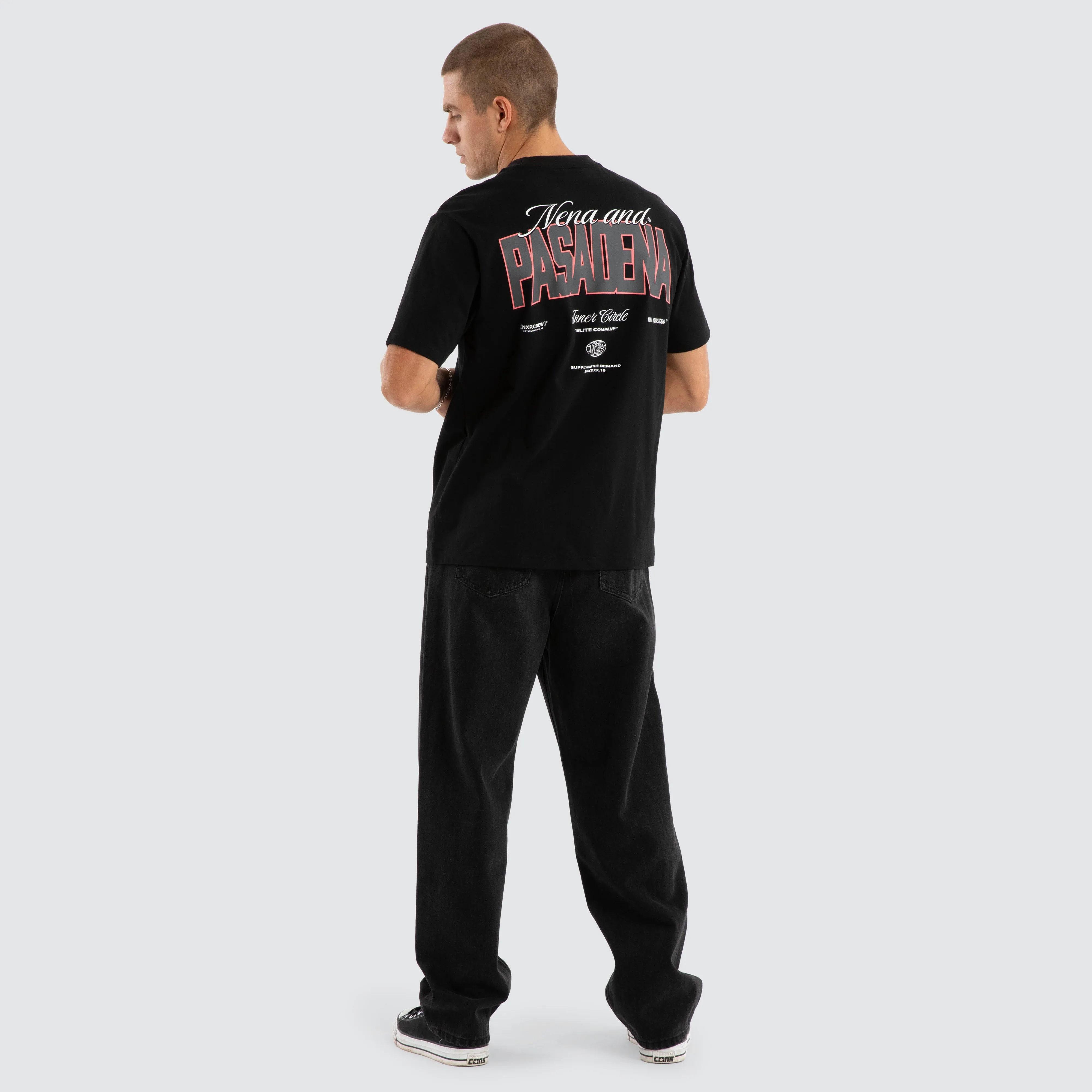 Distance Classic Tee Jet Black sold by Nena and Pasadena product image thumbnail 4